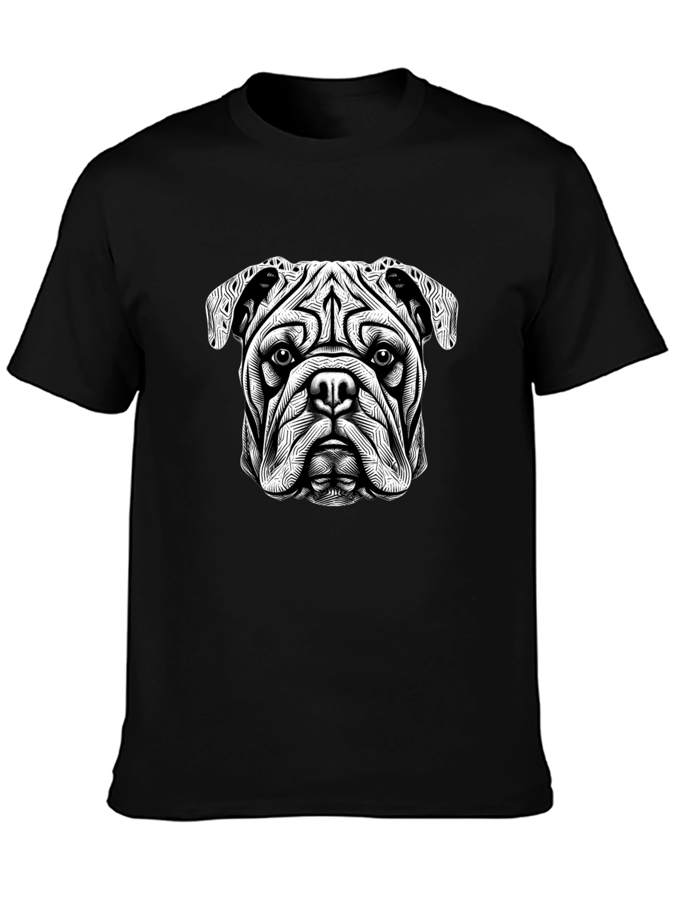 Bold Bulldog Graphic Tee - Stylish Mens T-Shirt