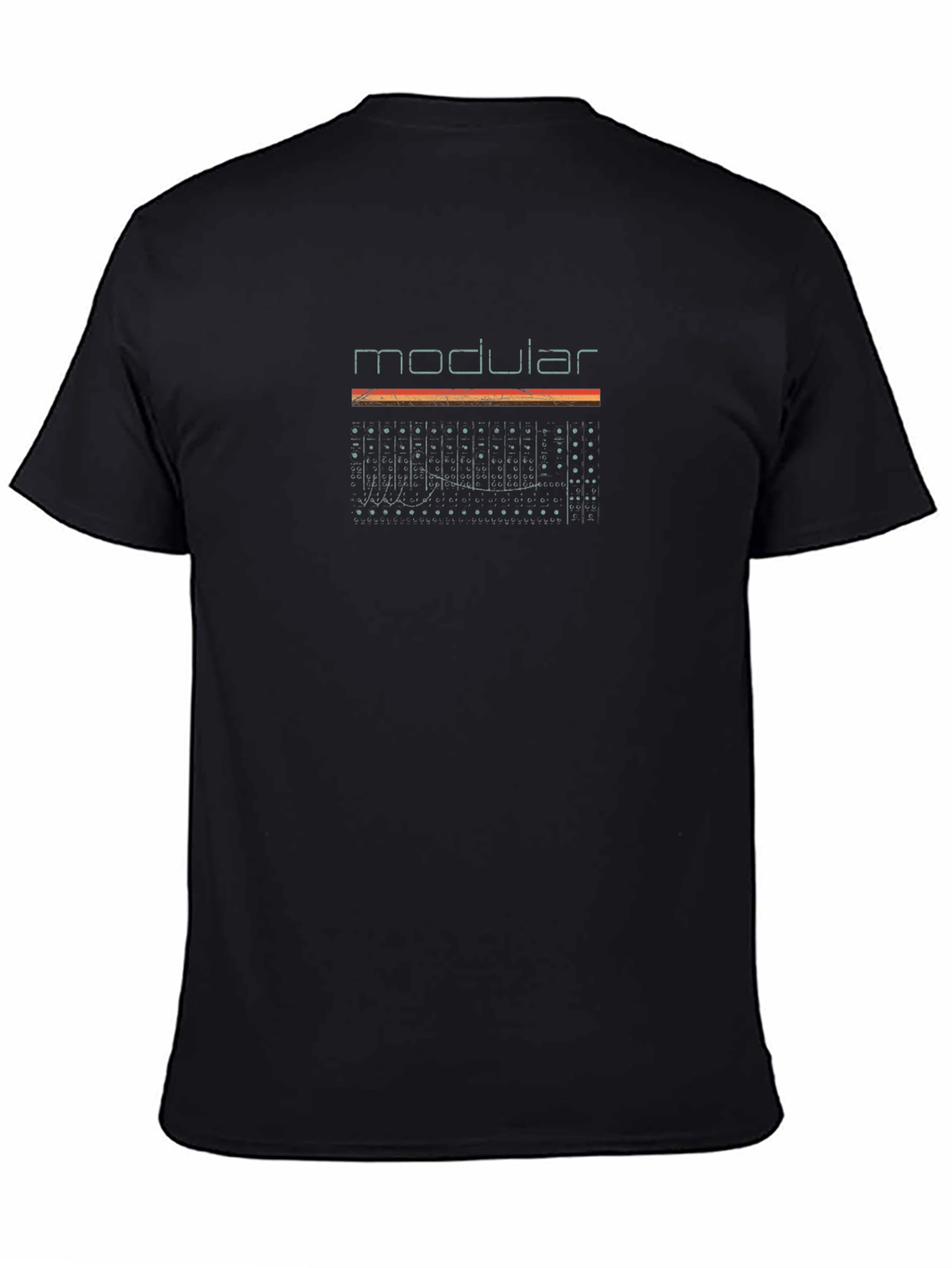 Modular Synth T-Shirt - Black Cotton Tee