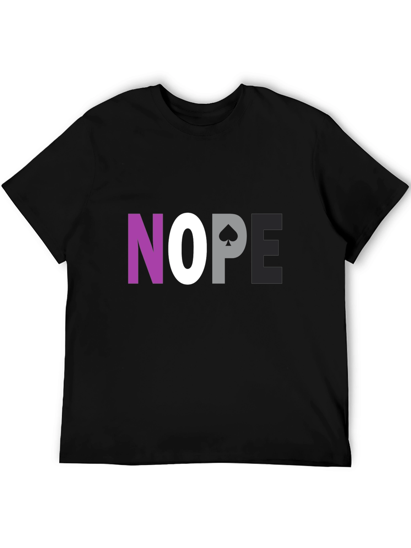 Asexual Pride NOPE Graphic Tee