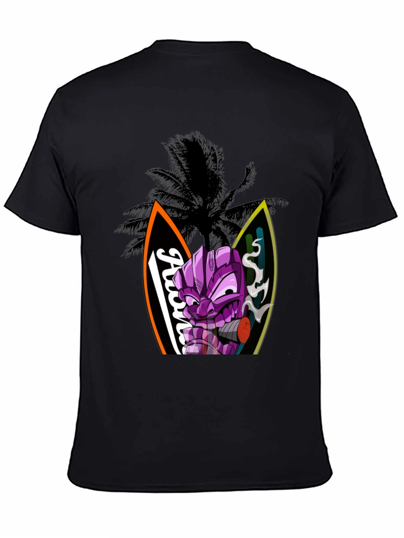 Aloha Tiki Graphic Tee - Island Vibes