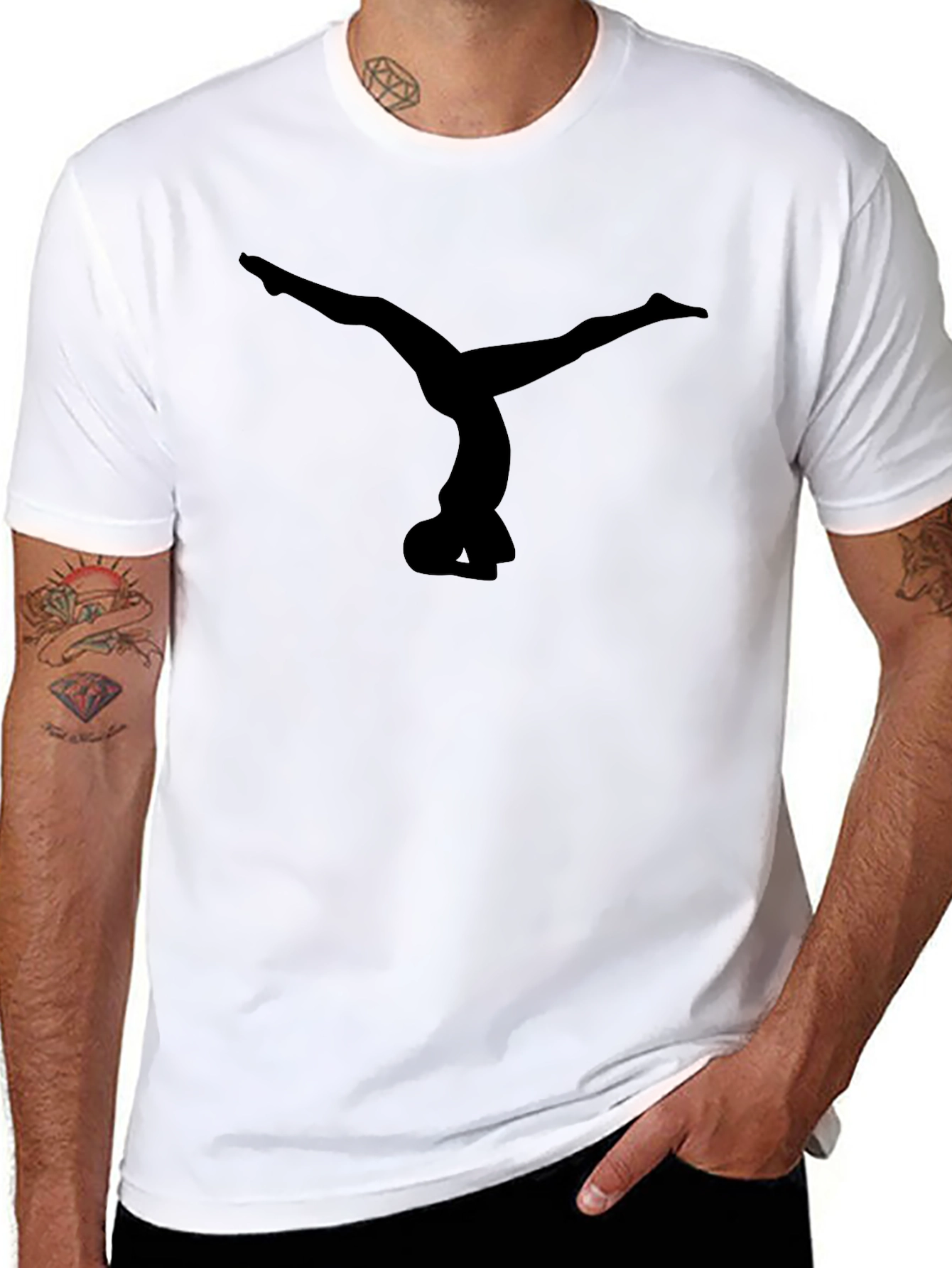 Yoga Headstand Graphic Tee