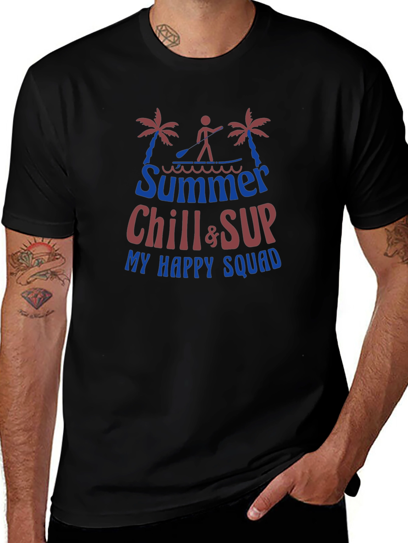 Summer Chill & SUP Graphic Tee