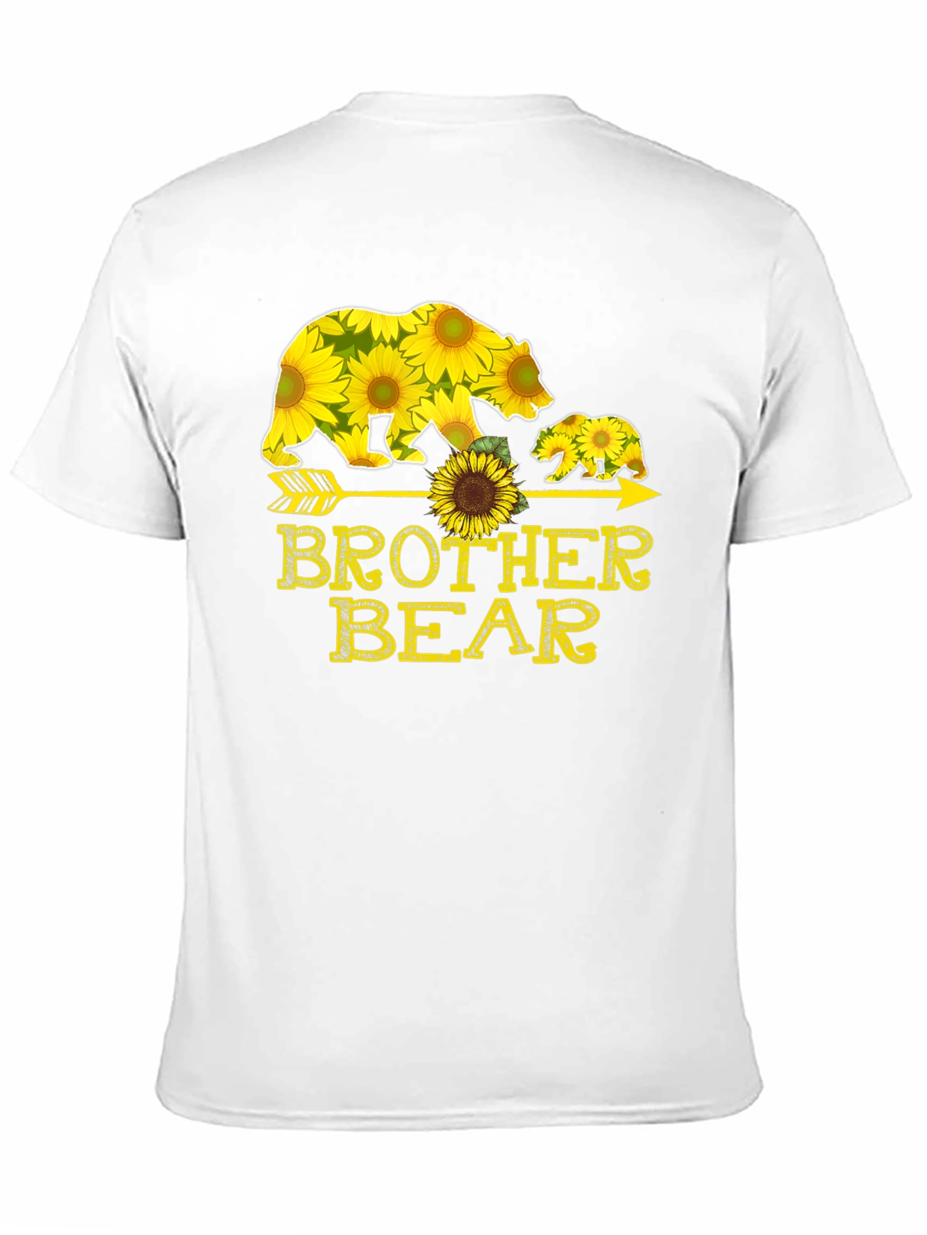 Brother Bear Sunflower Graphic T-Shirt