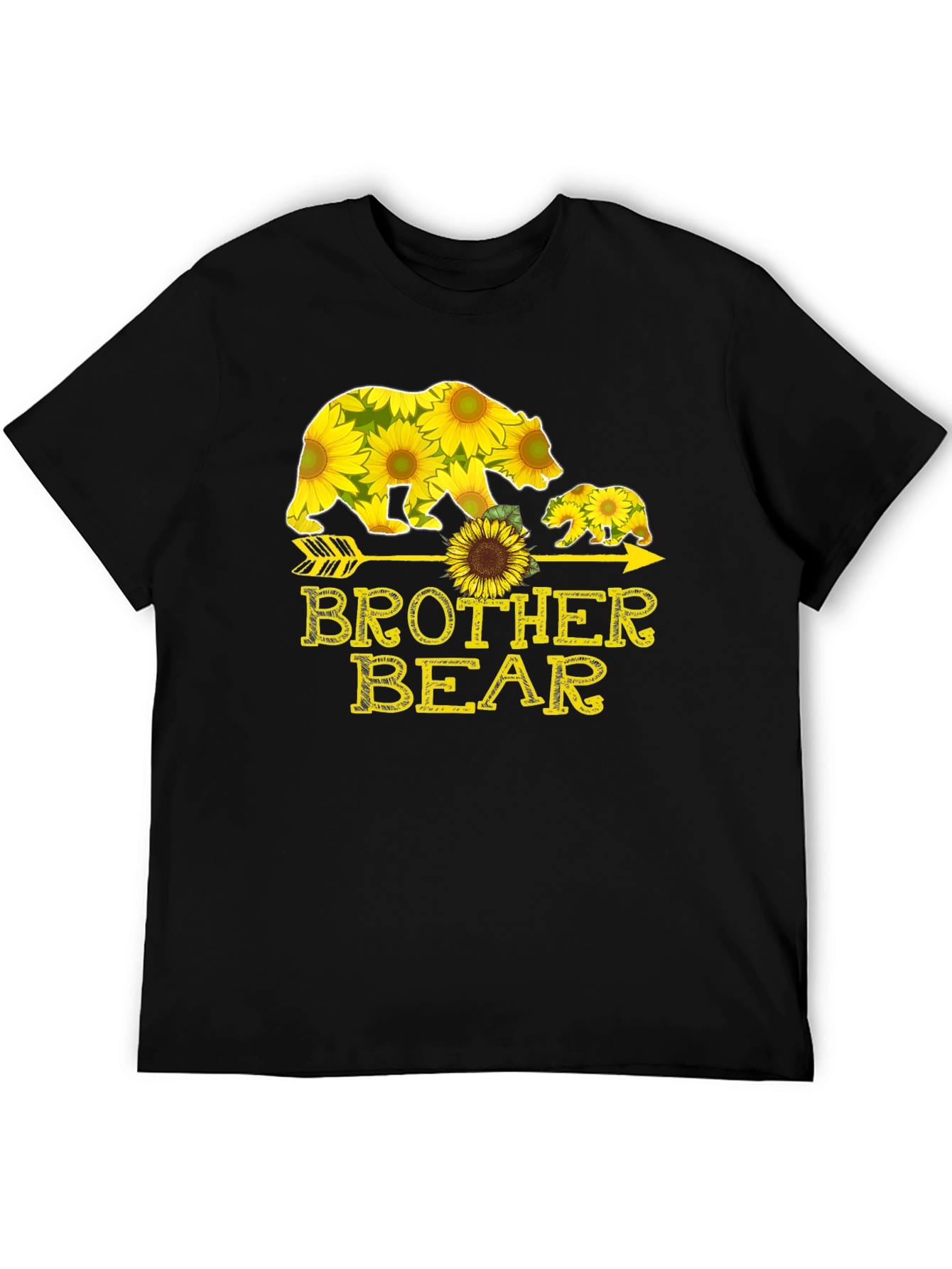 Brother Bear Sunflower Graphic T-Shirt