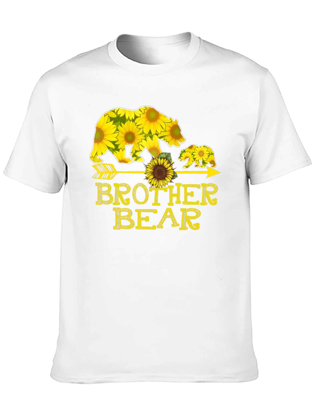 Brother Bear Sunflower Graphic T-Shirt