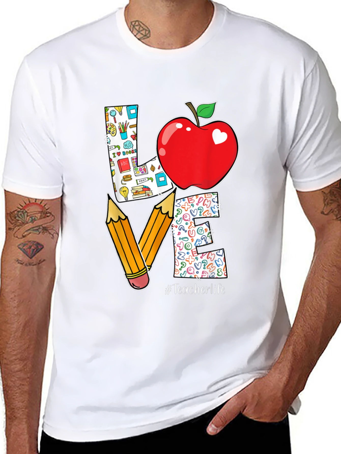 Teacher Life T-Shirt - LOVE Design