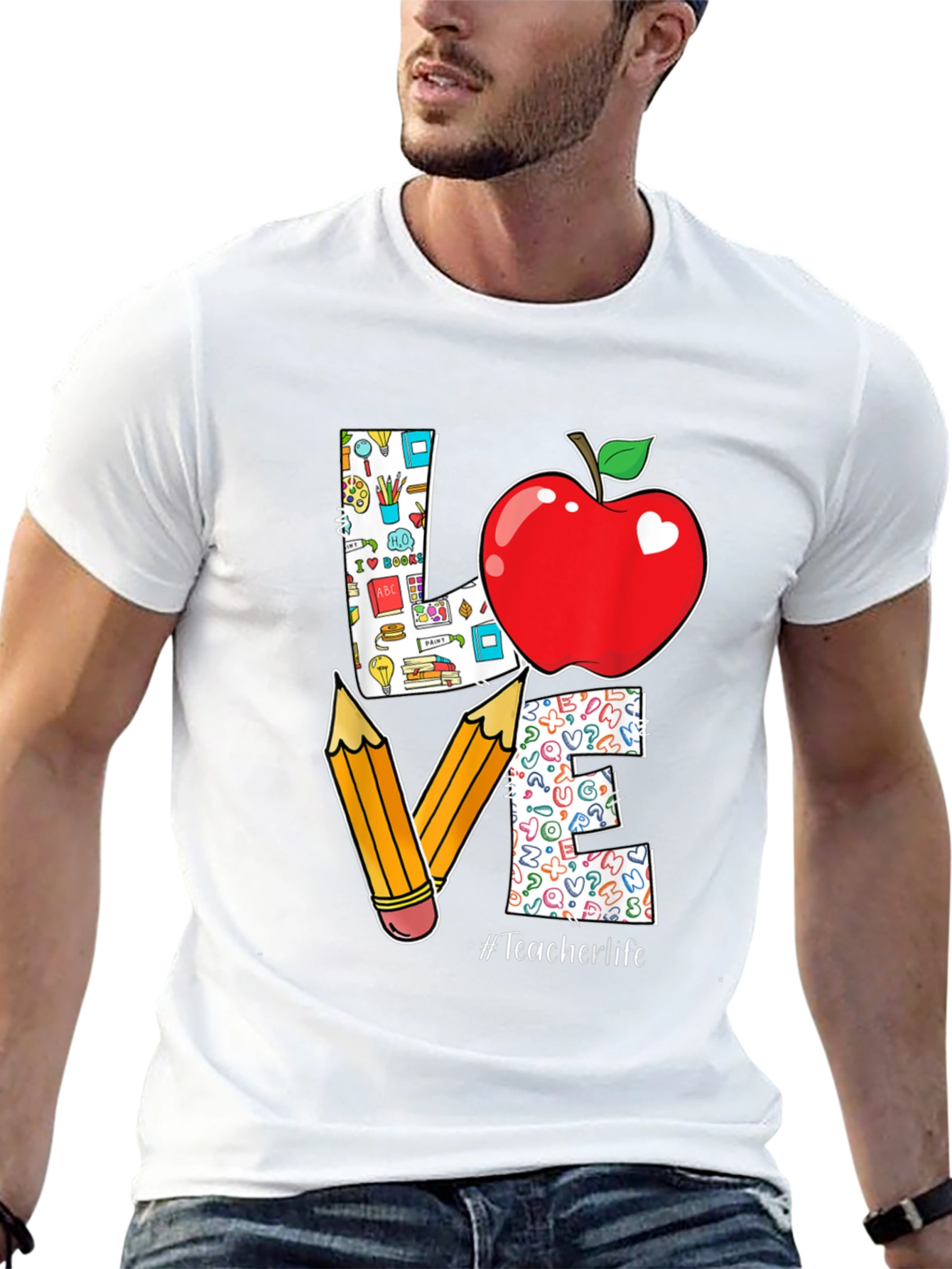 Teacher Life T-Shirt - LOVE Design