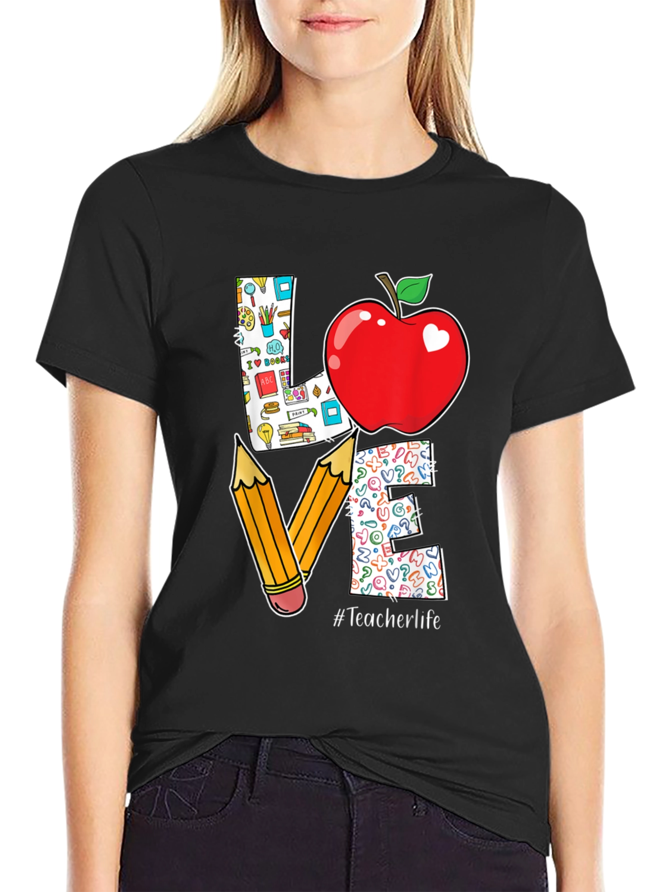Teacher Life T-Shirt - LOVE Design