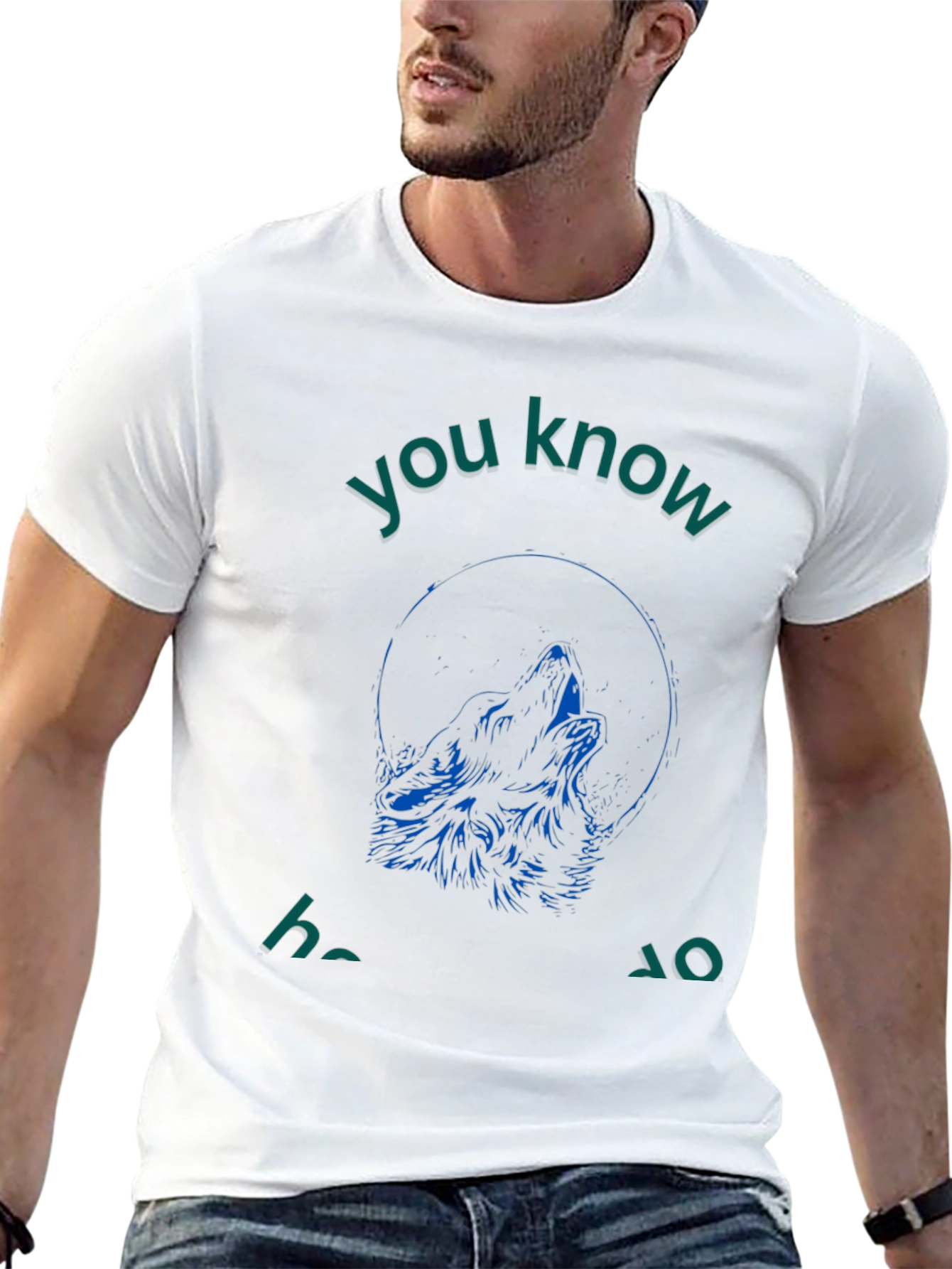 Wolf Howl Graphic Tee - Mens Black T-Shirt