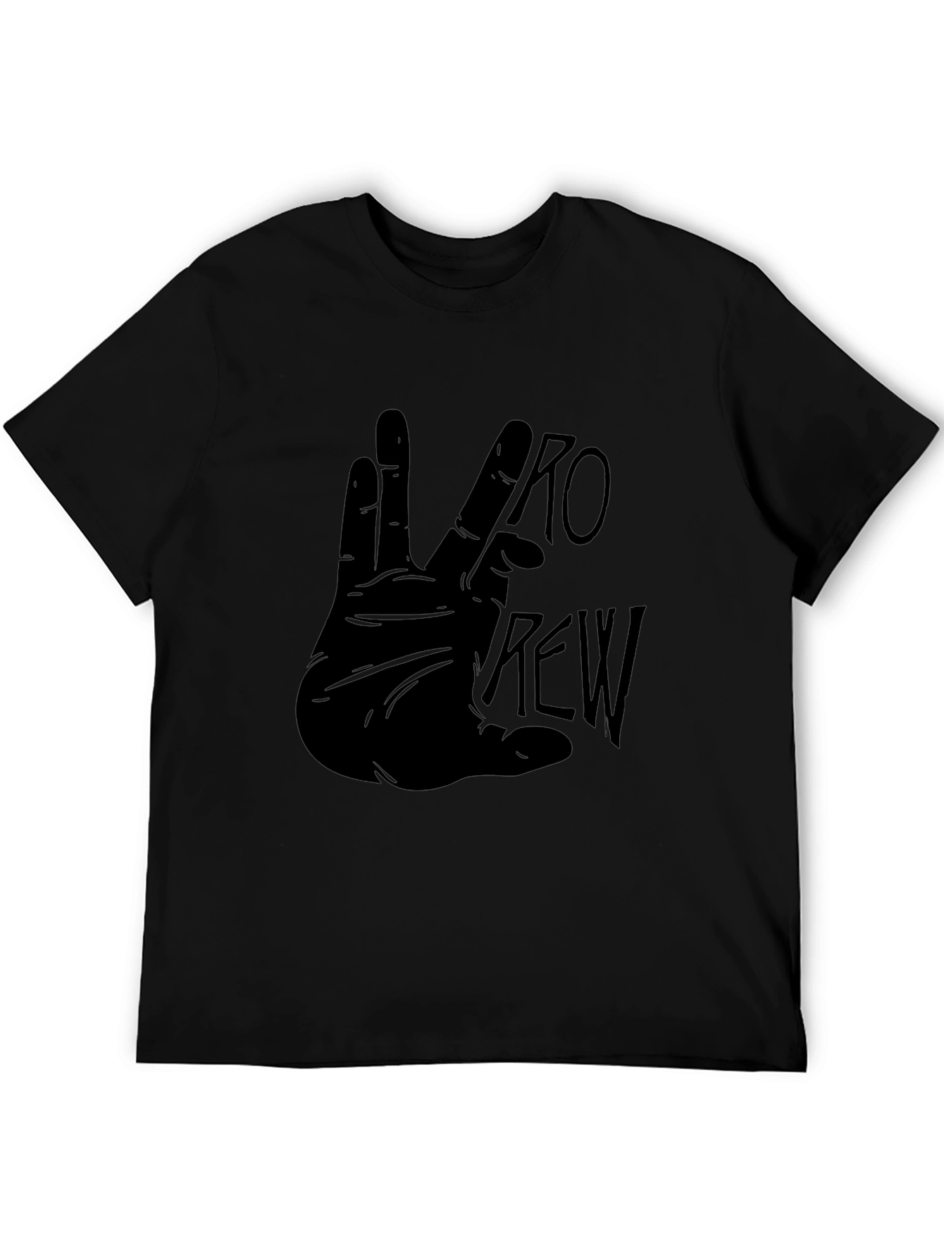 Pro Crew Hand Gesture Black T-Shirt