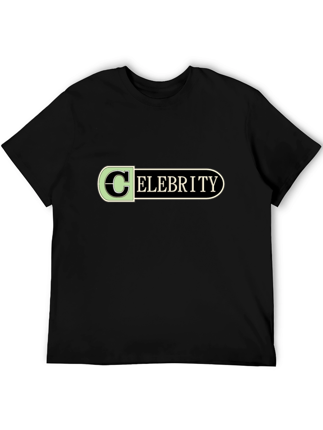 Celebrity Design Black T-Shirt