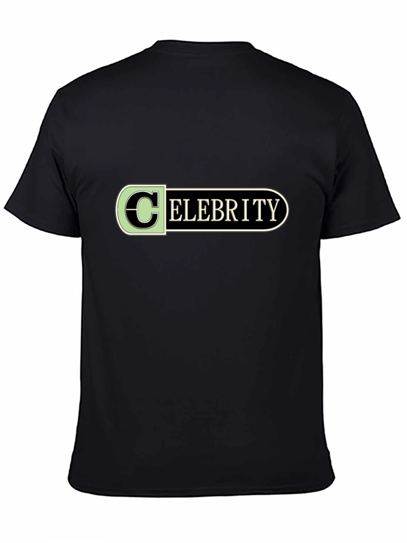 Celebrity Design Black T-Shirt