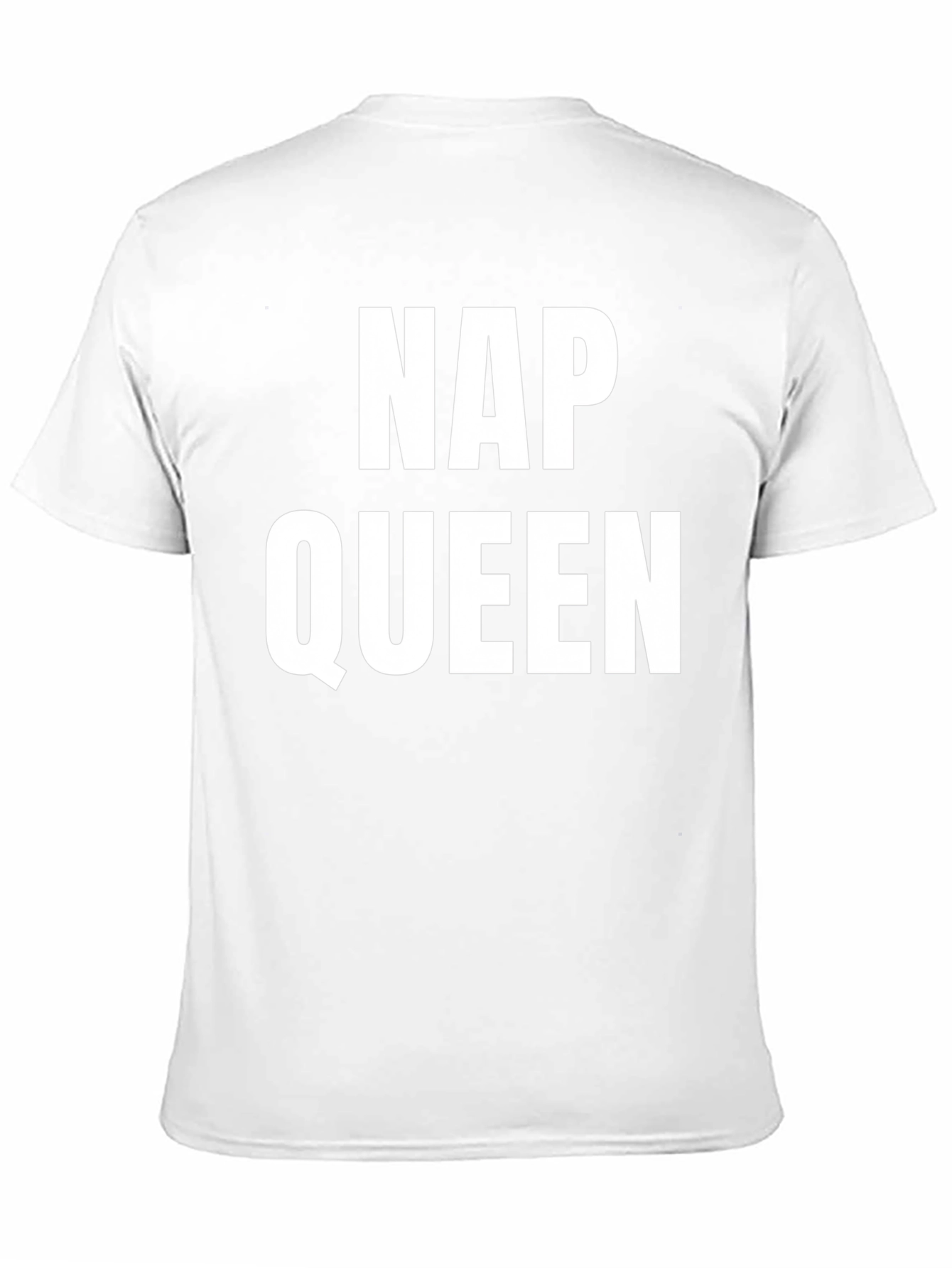 Nap Queen T-Shirt - Black Cotton Tee