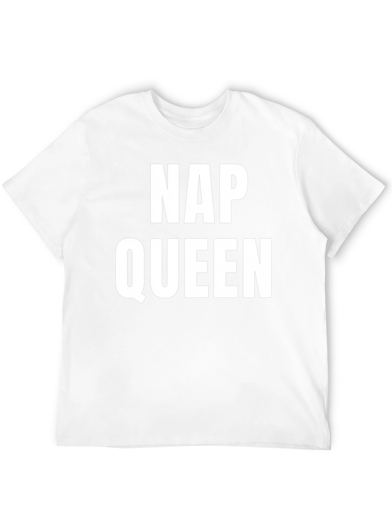 Nap Queen T-Shirt - Black Cotton Tee