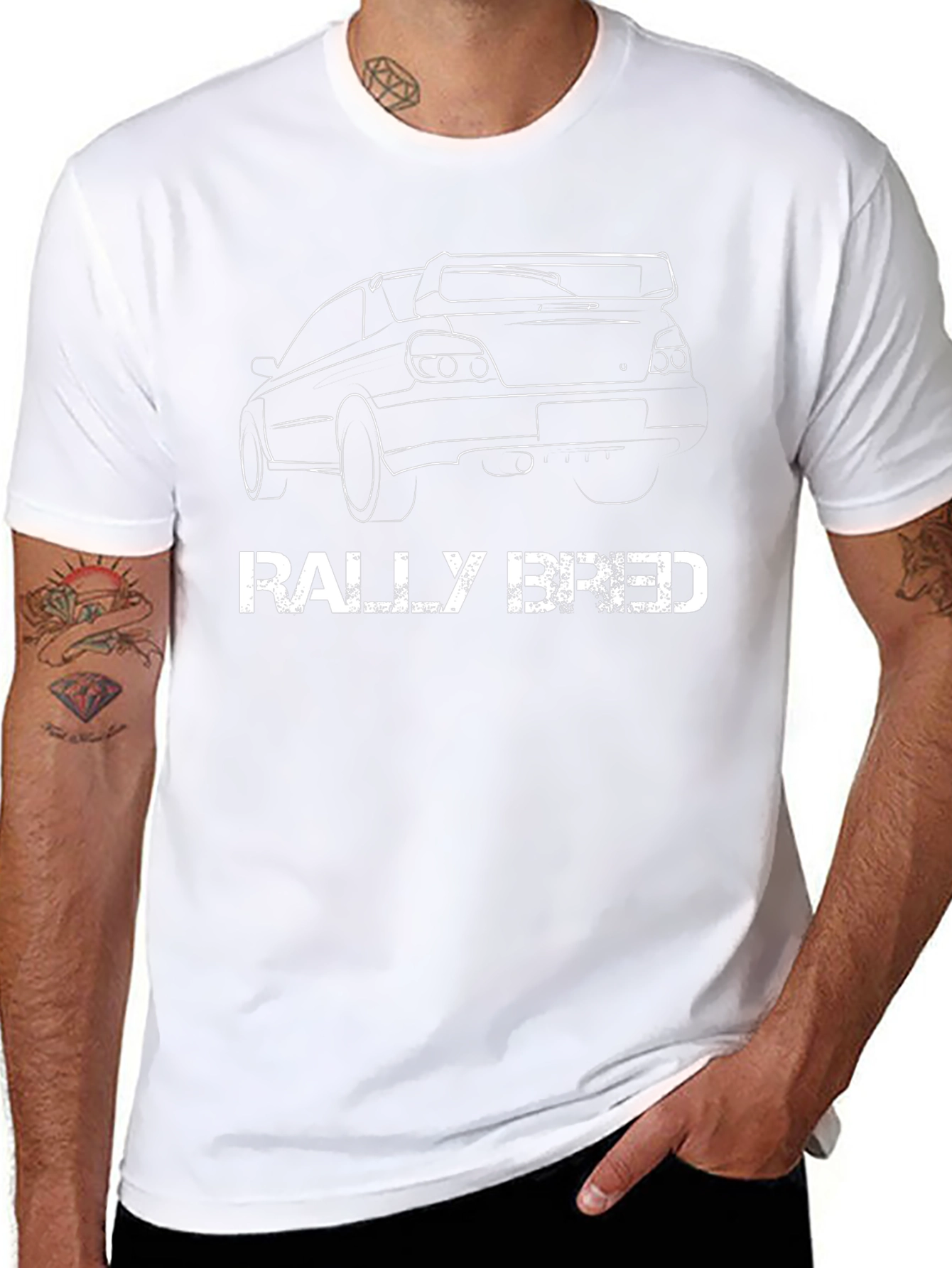 Rally Bred Car T-Shirt - Automotive Enthusiast Tee