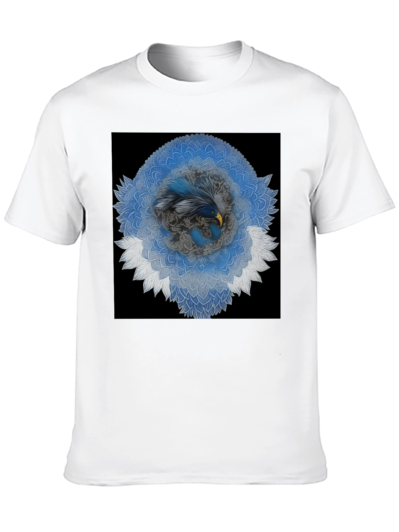 Eagle Mandala Graphic Tee - Modern Black T-Shirt