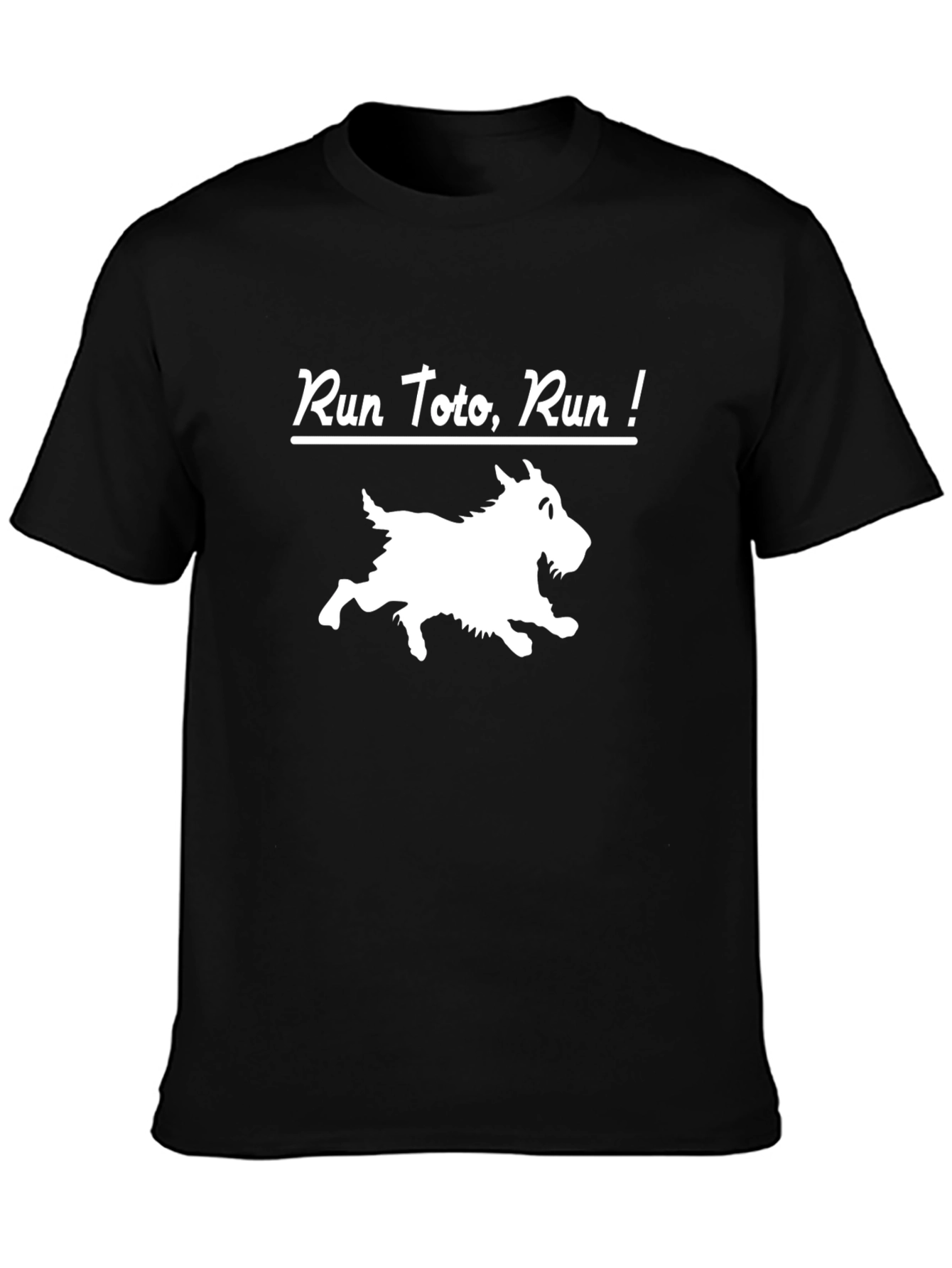 Run Toto Run Black T-Shirt