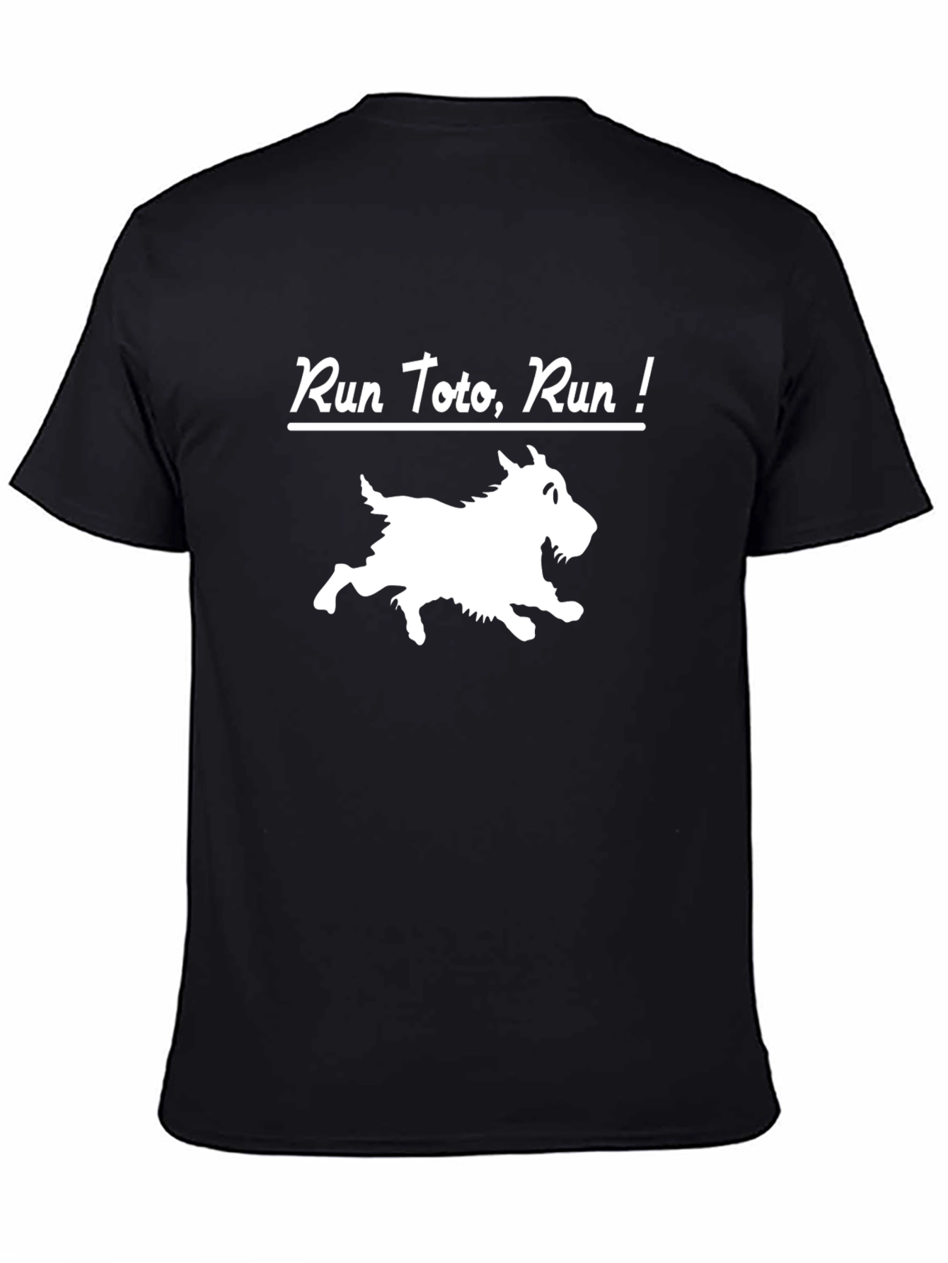 Run Toto Run Black T-Shirt