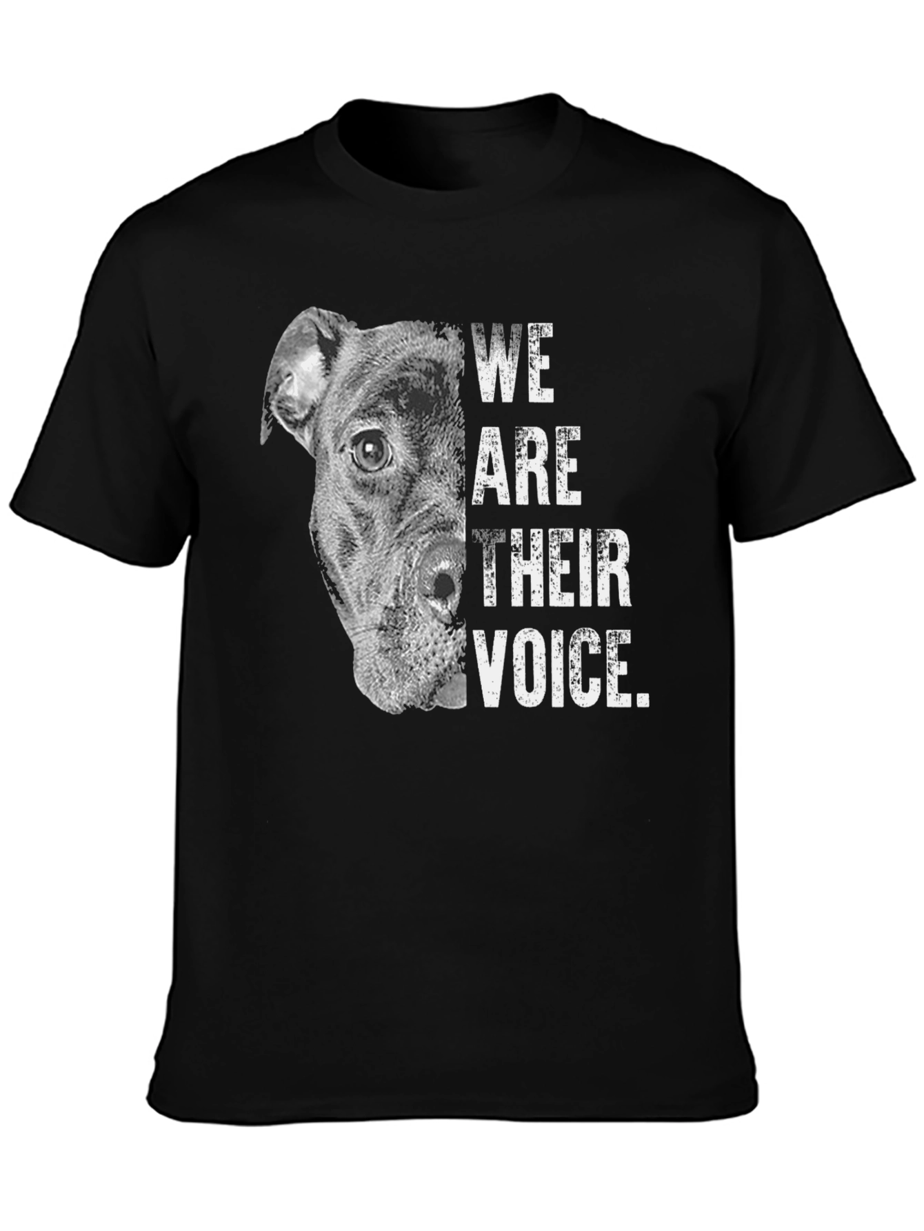 We Are Their Voice T-Shirt Dog Lover Tee