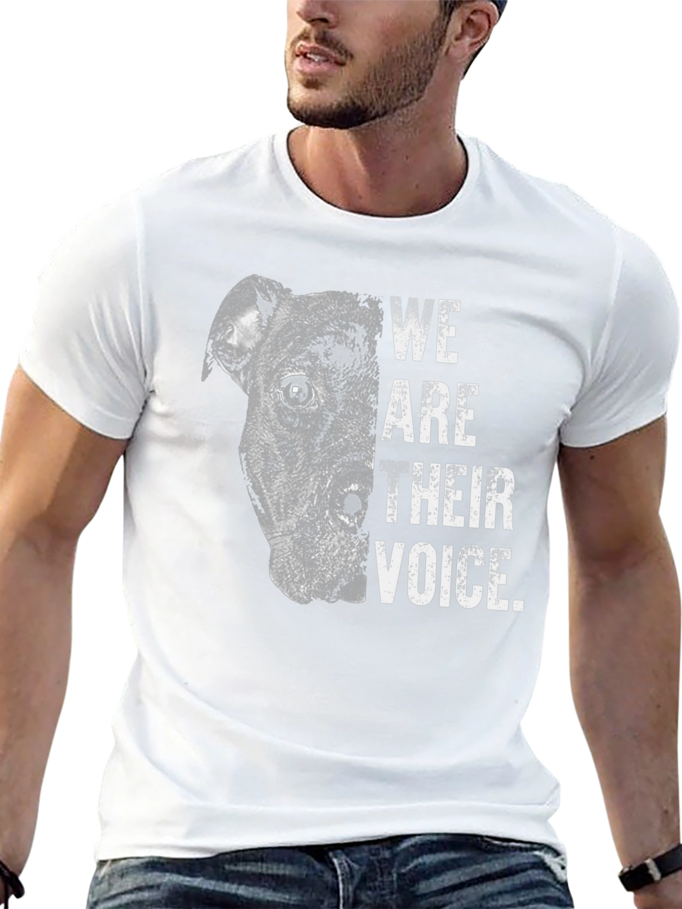 We Are Their Voice T-Shirt Dog Lover Tee
