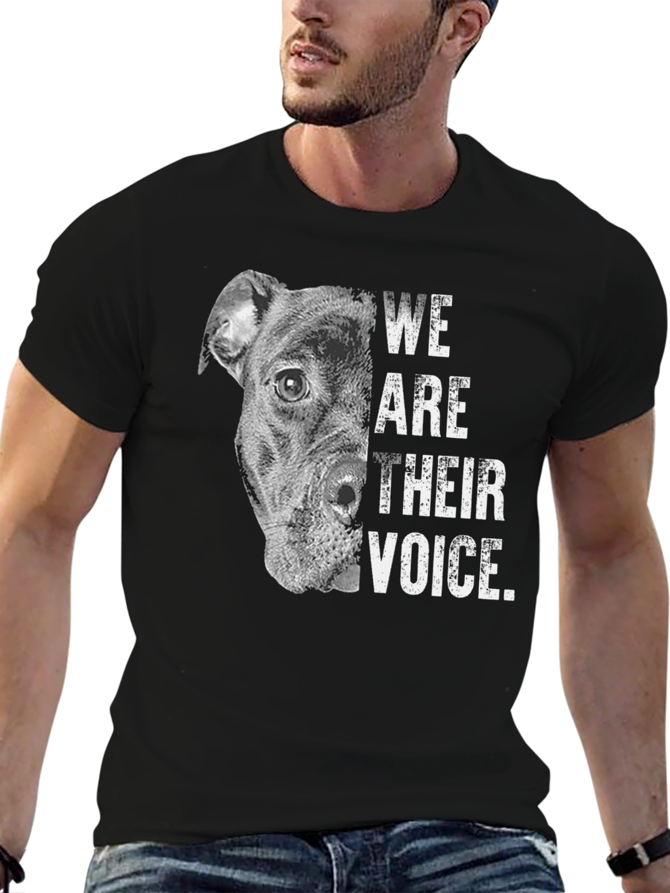 We Are Their Voice T-Shirt Dog Lover Tee