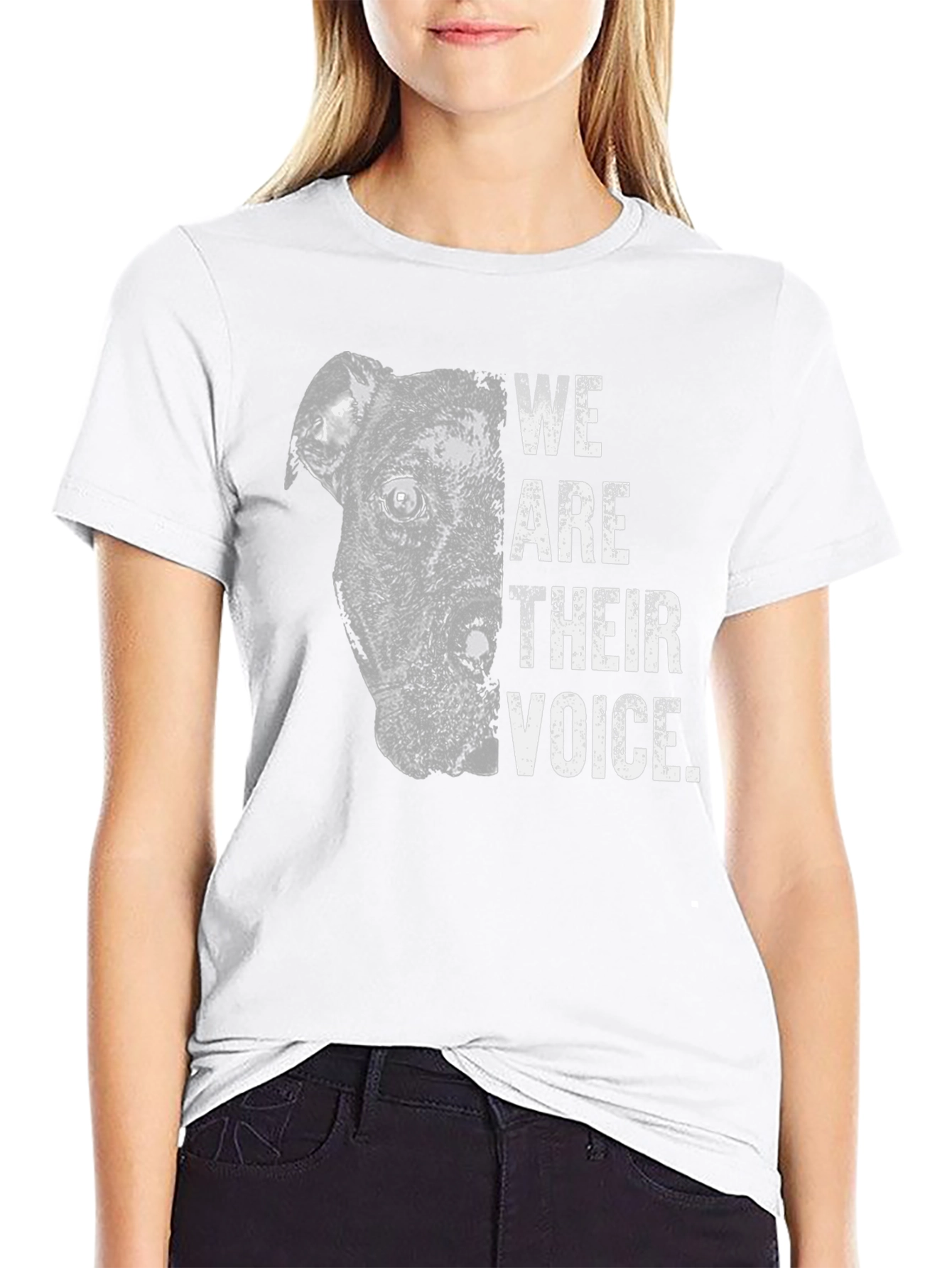 We Are Their Voice T-Shirt Dog Lover Tee
