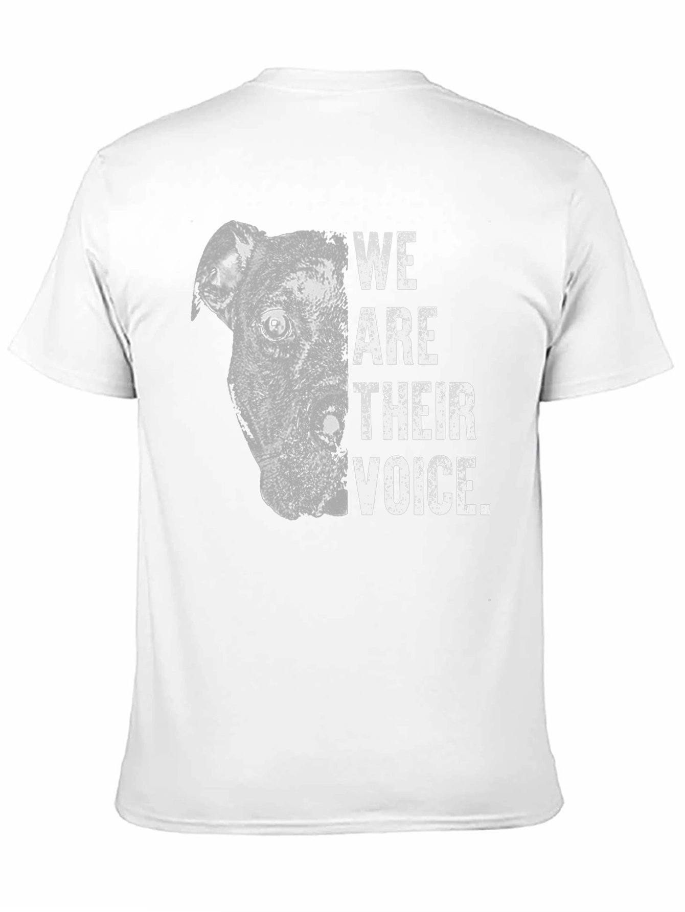 We Are Their Voice T-Shirt Dog Lover Tee