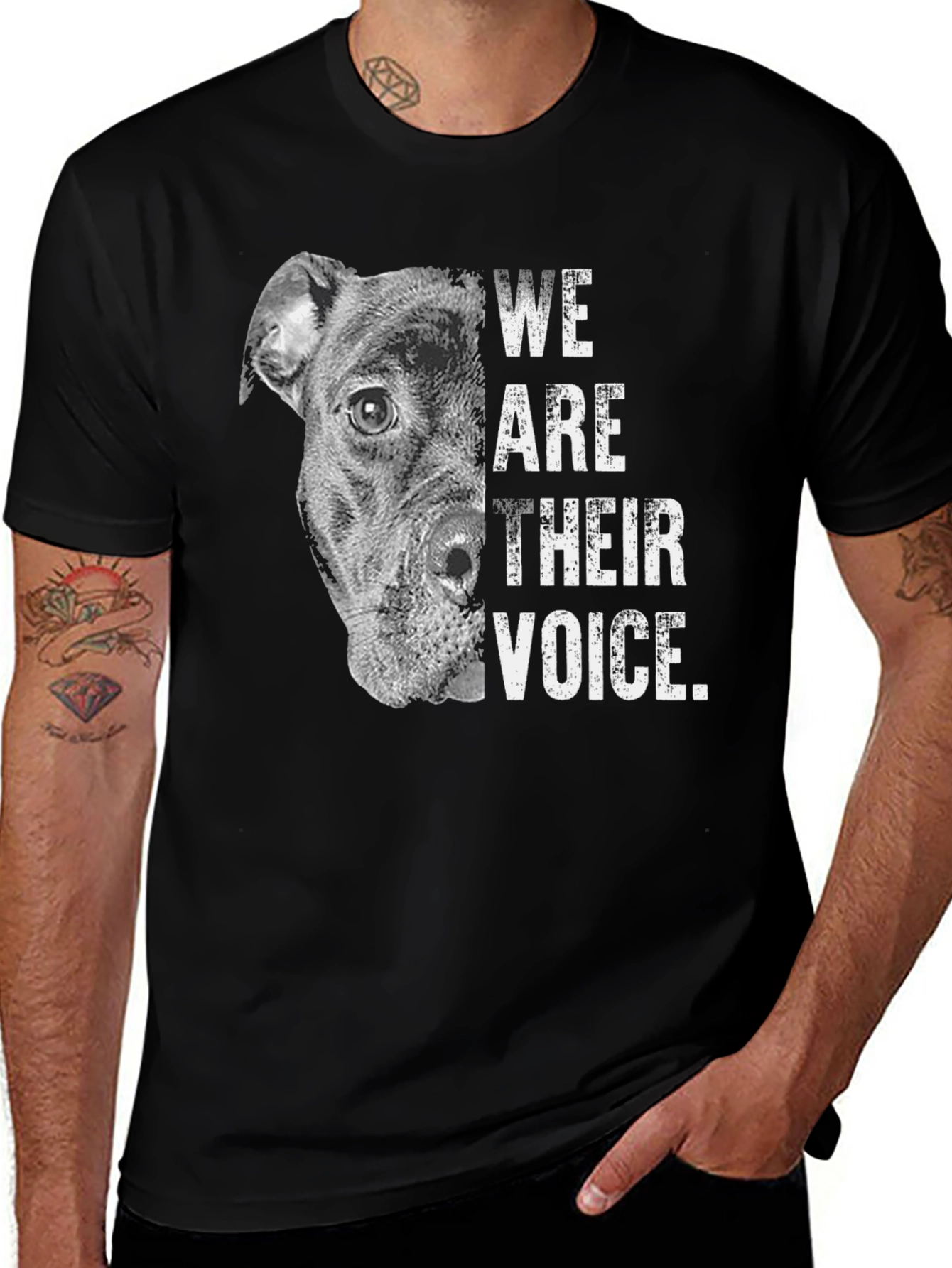 We Are Their Voice T-Shirt Dog Lover Tee
