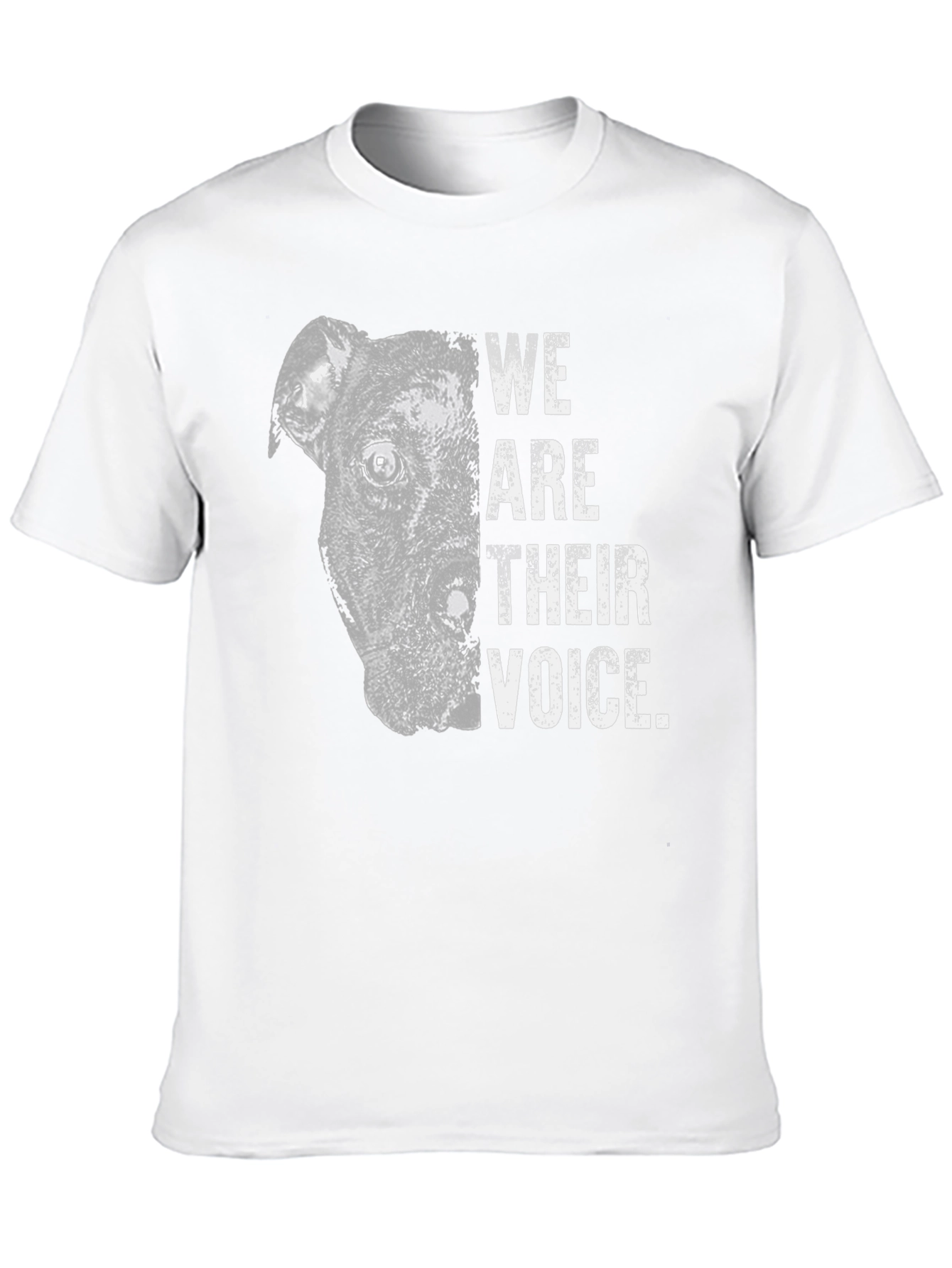 We Are Their Voice T-Shirt Dog Lover Tee
