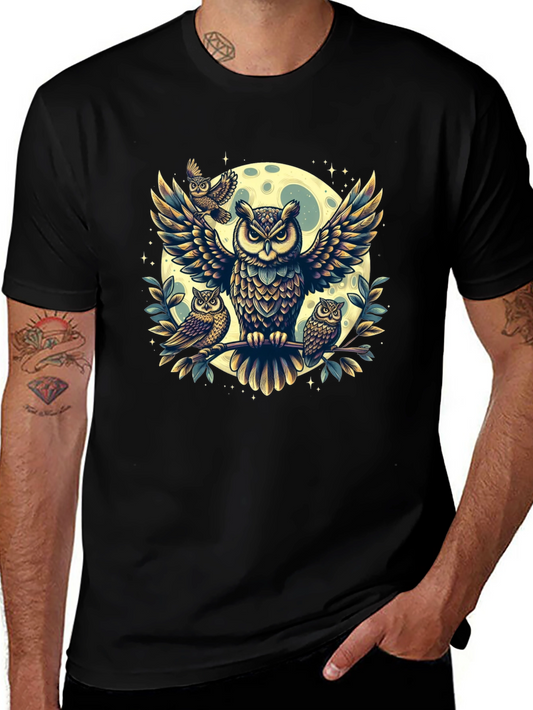 Owl Moon T-Shirt - Wildlife Design