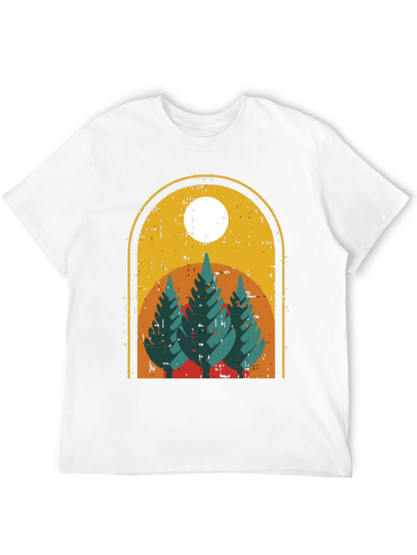 Retro Forest T-Shirt Outdoor Adventure Tee