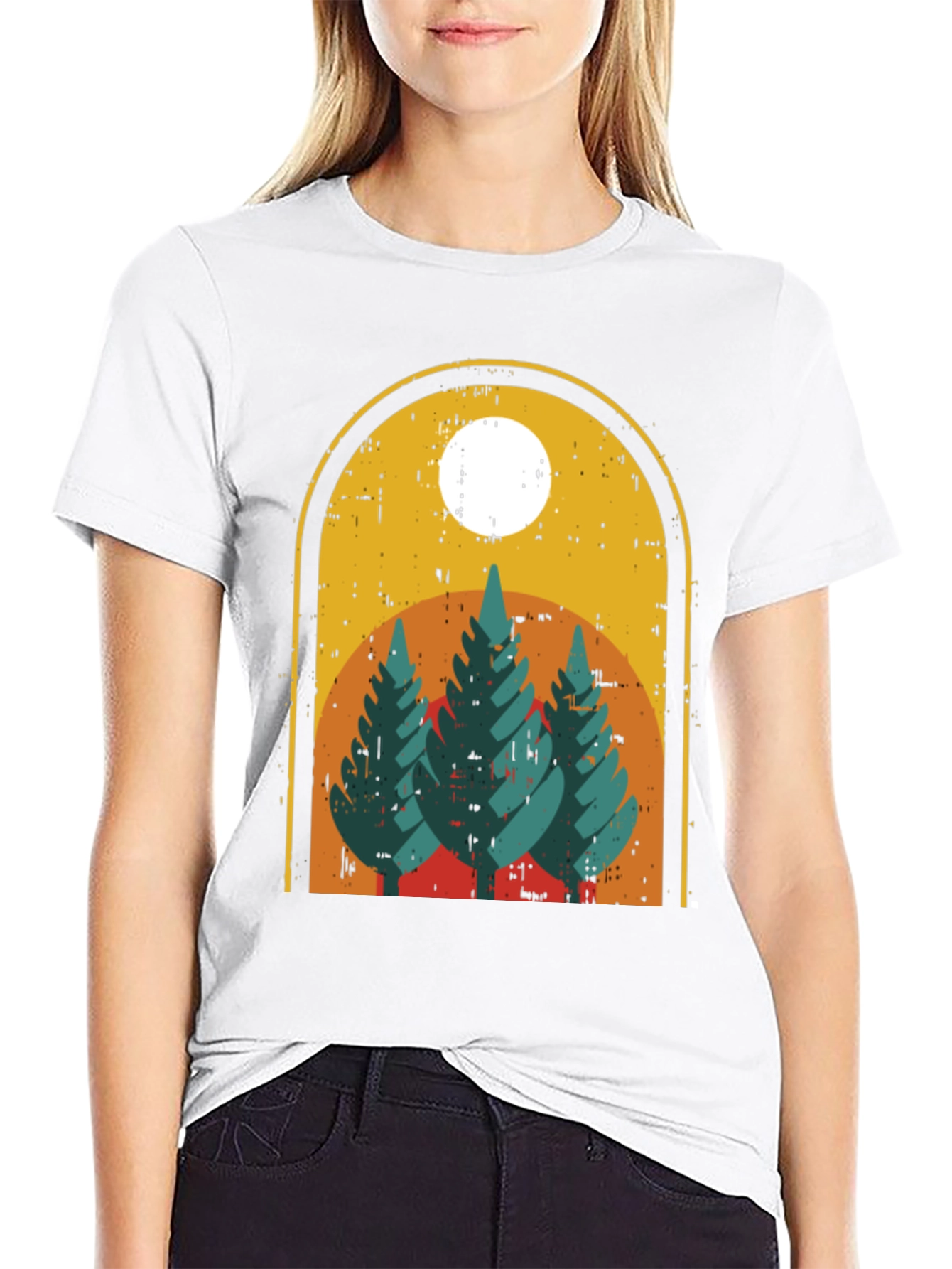 Retro Forest T-Shirt Outdoor Adventure Tee