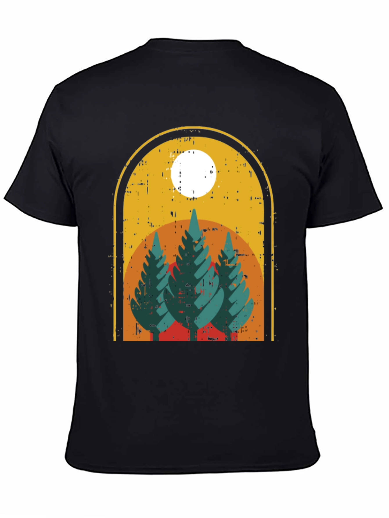 Retro Forest T-Shirt Outdoor Adventure Tee