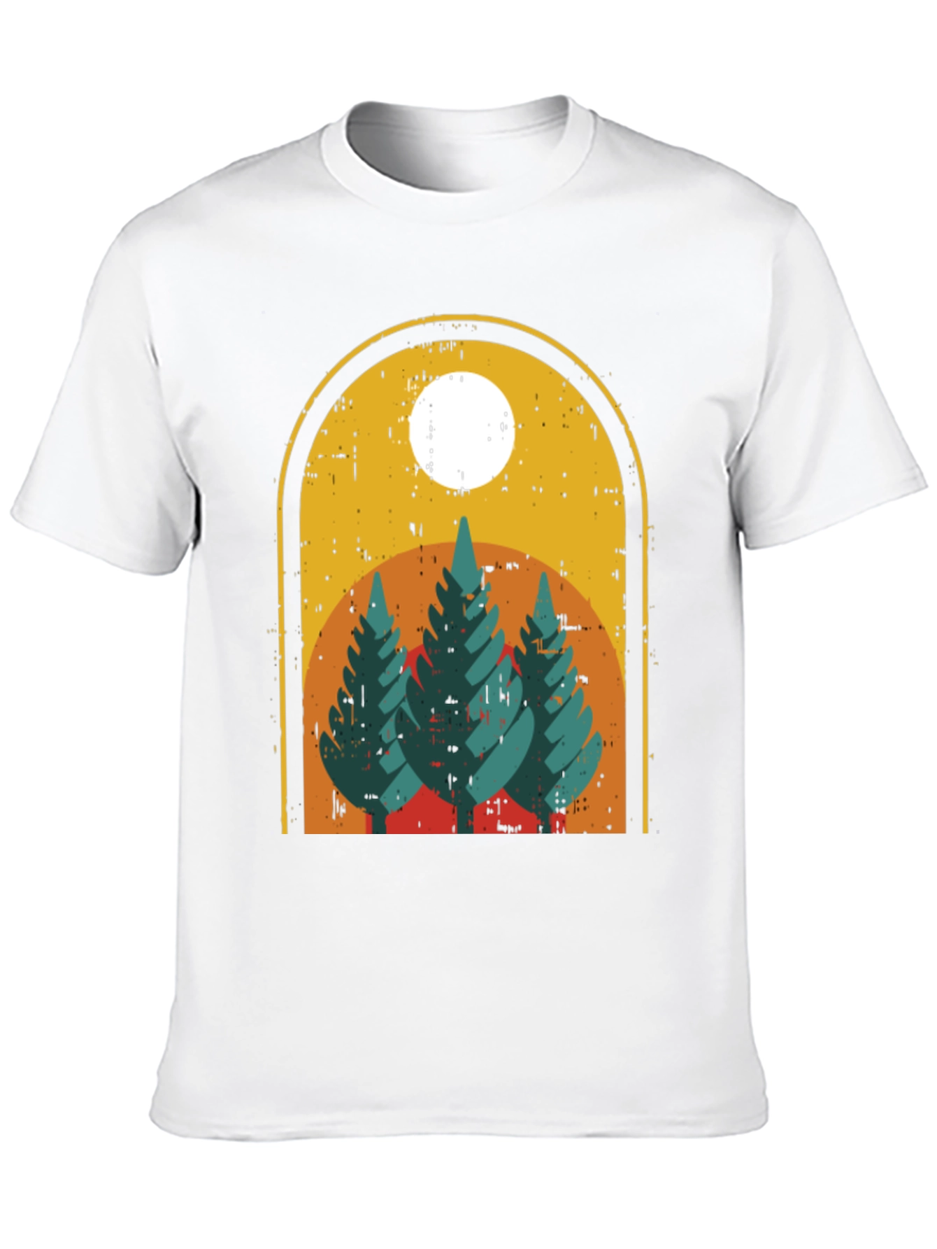 Retro Forest T-Shirt Outdoor Adventure Tee