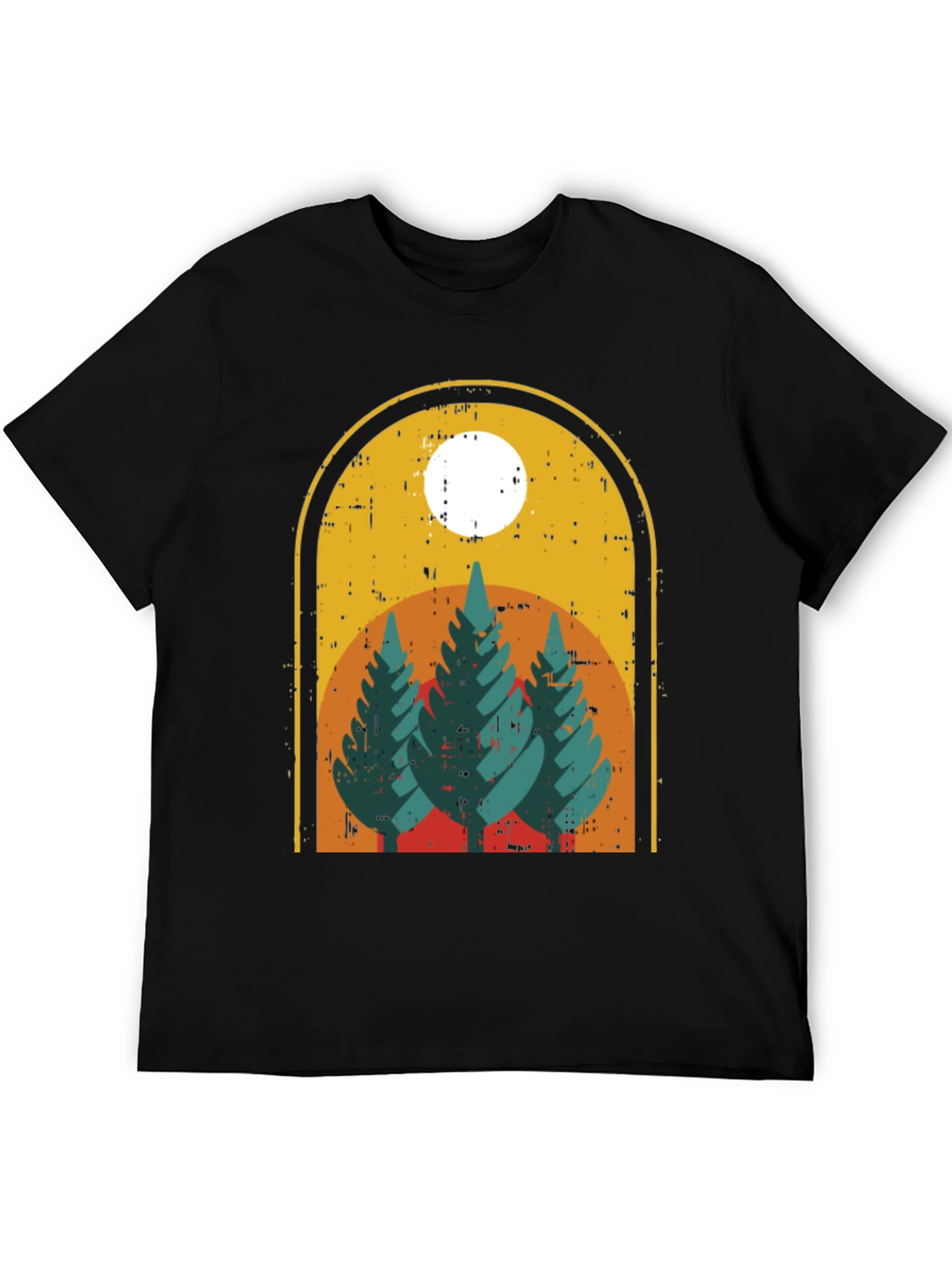 Retro Forest T-Shirt Outdoor Adventure Tee