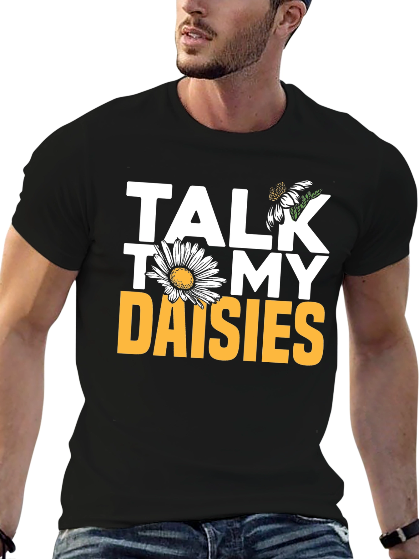 Talk To My Daisies Graphic Tee