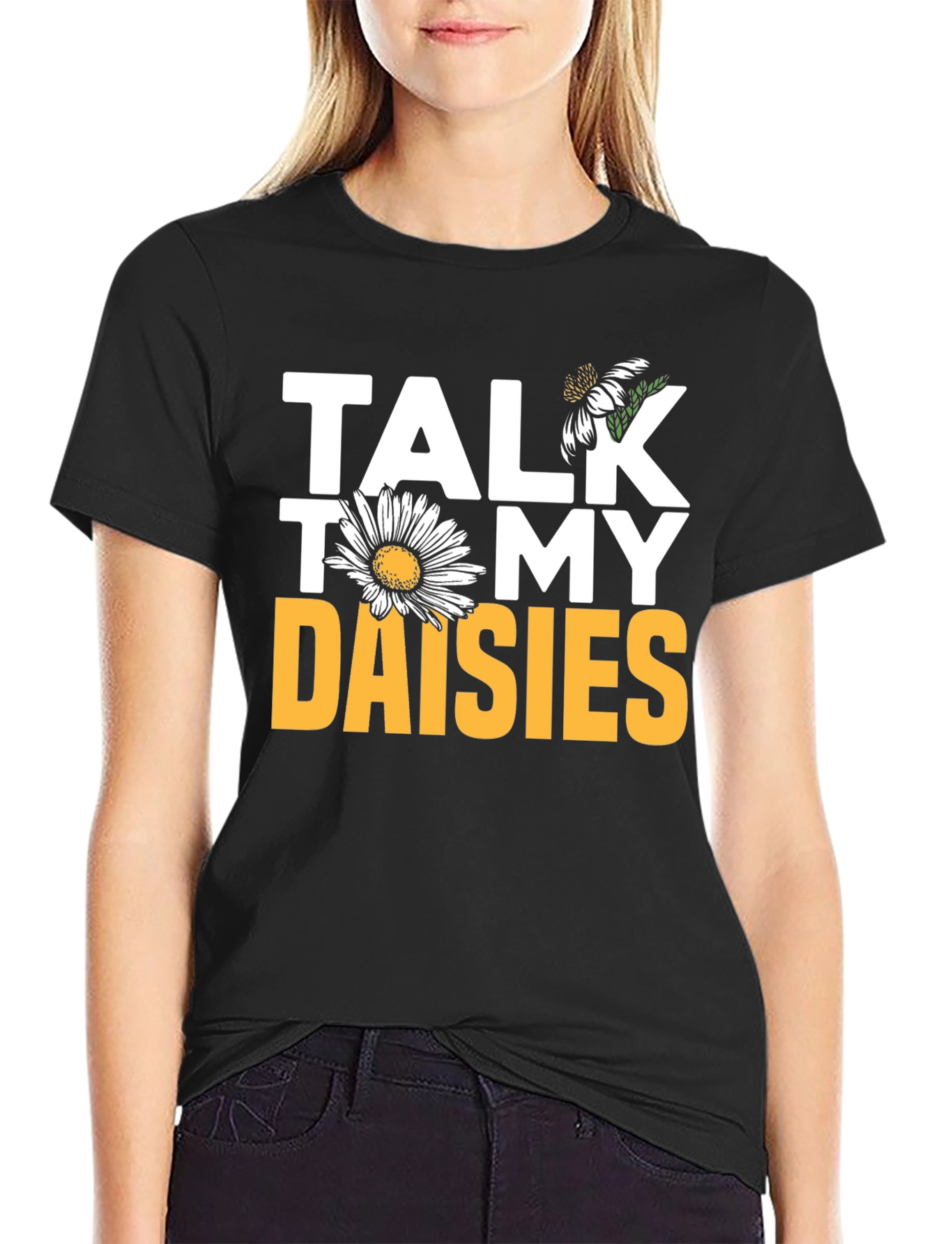 Talk To My Daisies Graphic Tee