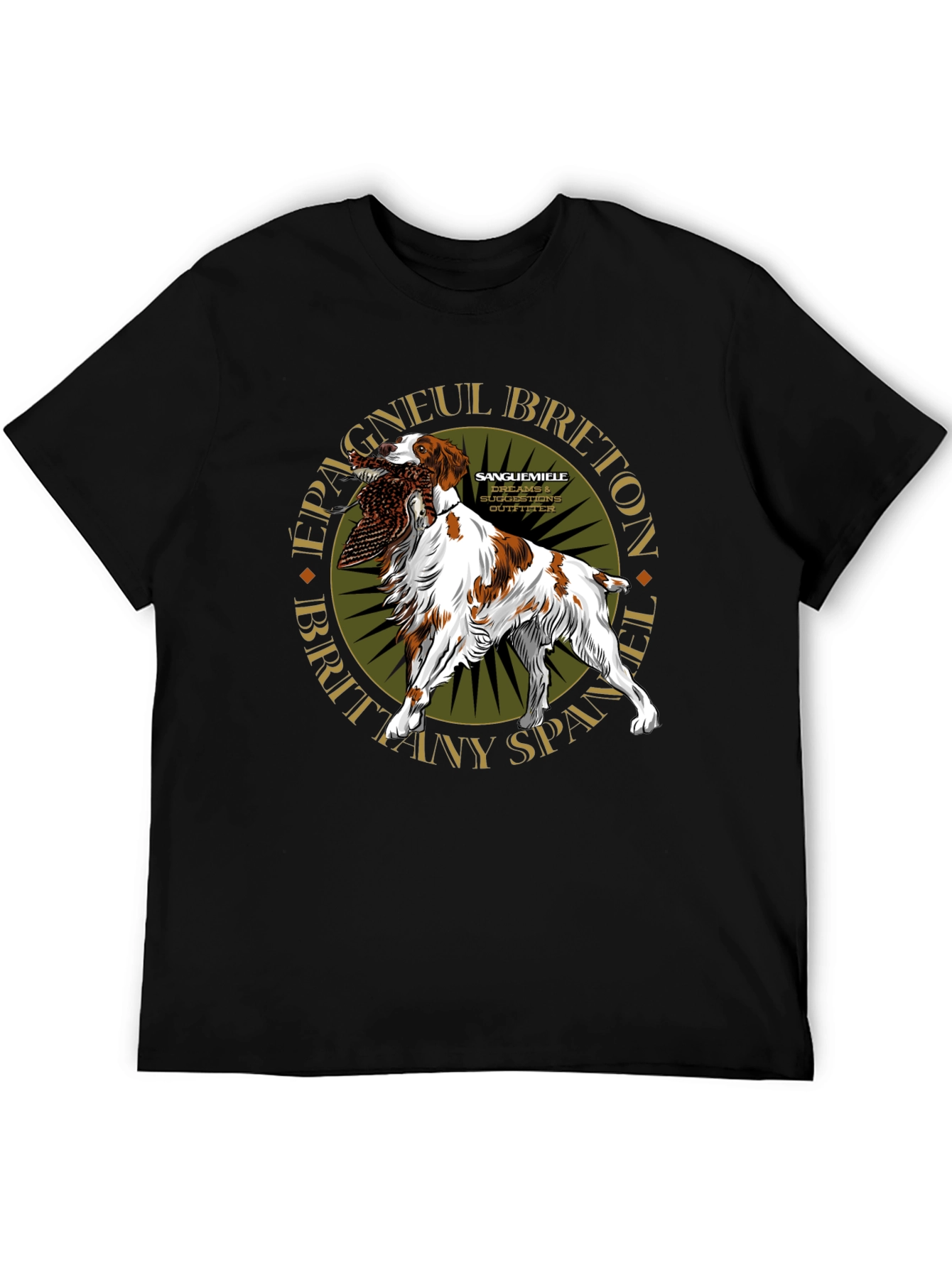 Epagneul Breton T-Shirt: Brittany Spaniel Hunting Tee