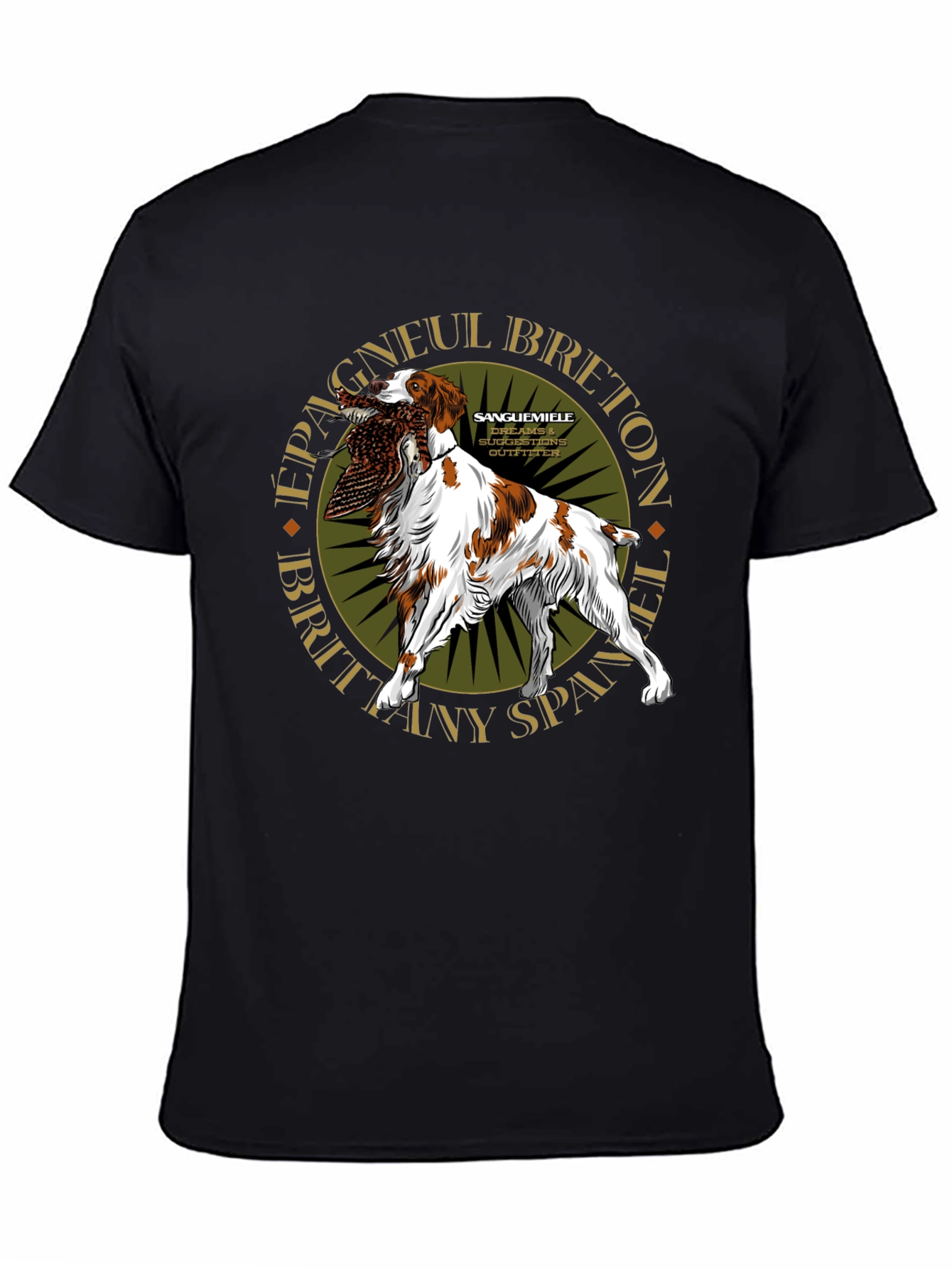 Epagneul Breton T-Shirt: Brittany Spaniel Hunting Tee