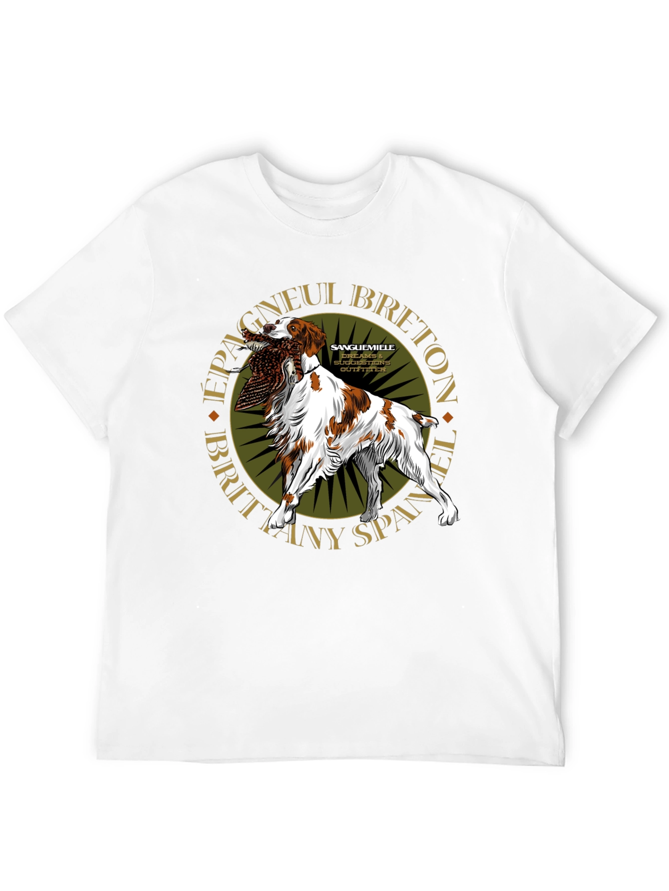 Epagneul Breton T-Shirt: Brittany Spaniel Hunting Tee