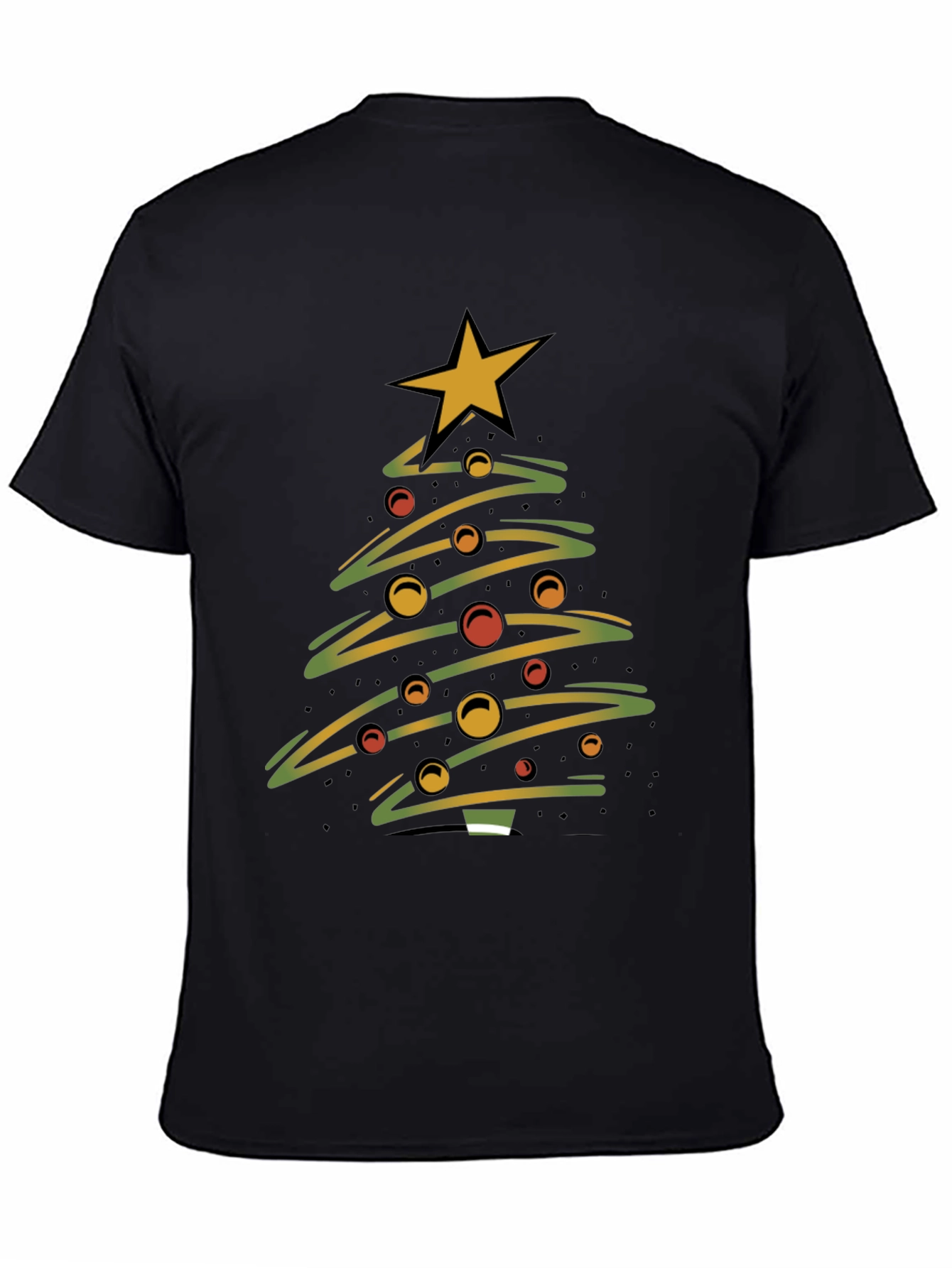 Christmas Tree Graphic Tee - Holiday Style
