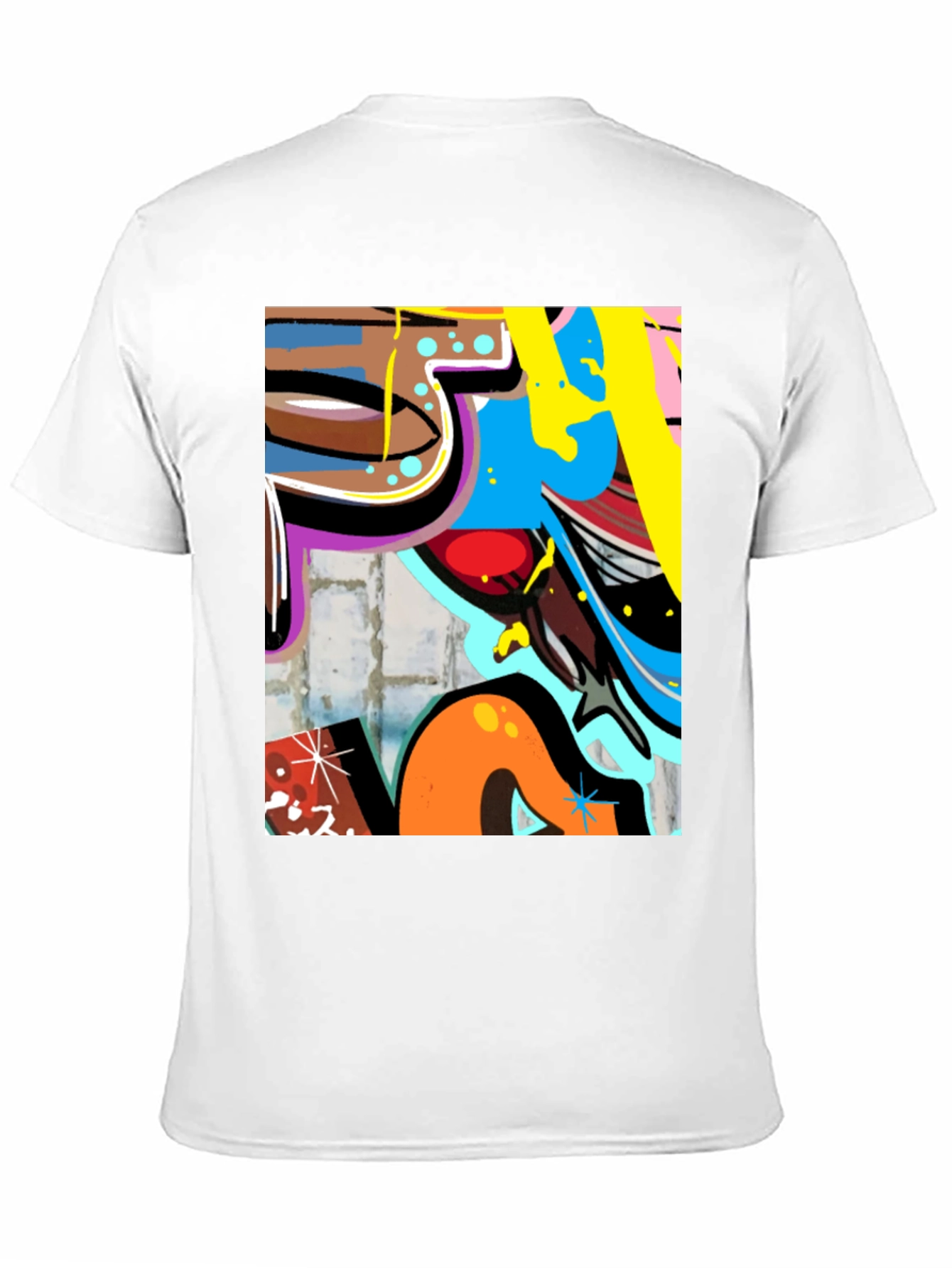 Urban Graffiti Art T-Shirt - Bold Streetwear Style