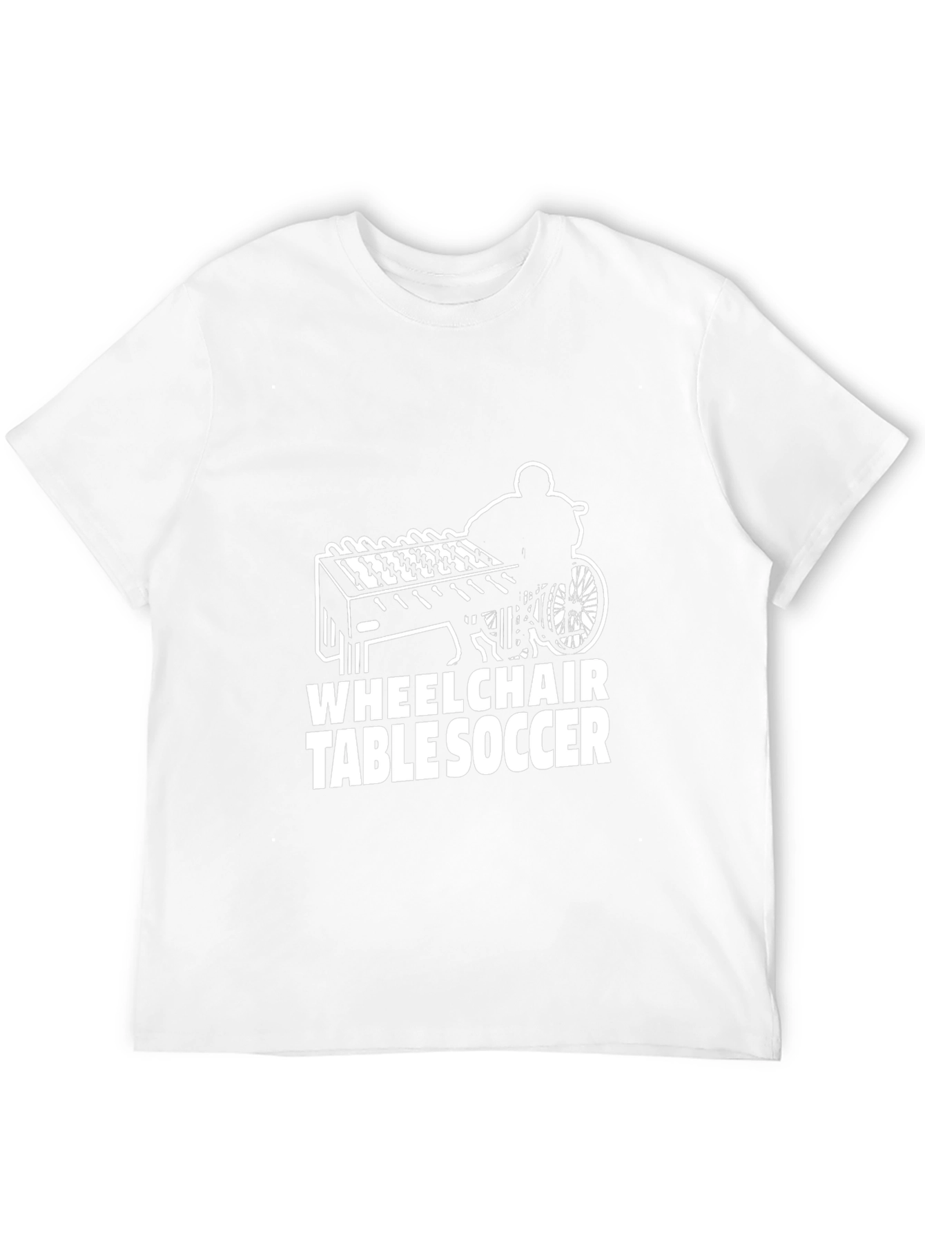 Wheelchair Table Soccer Graphic Tee