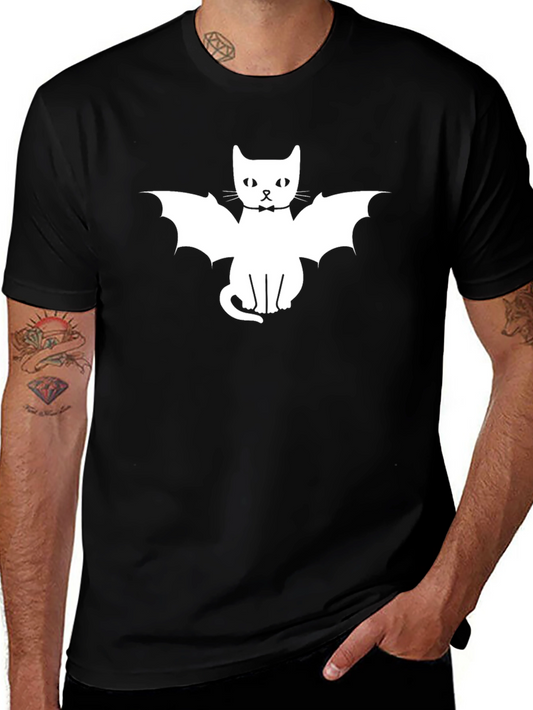 Bat Cat Black T-Shirt