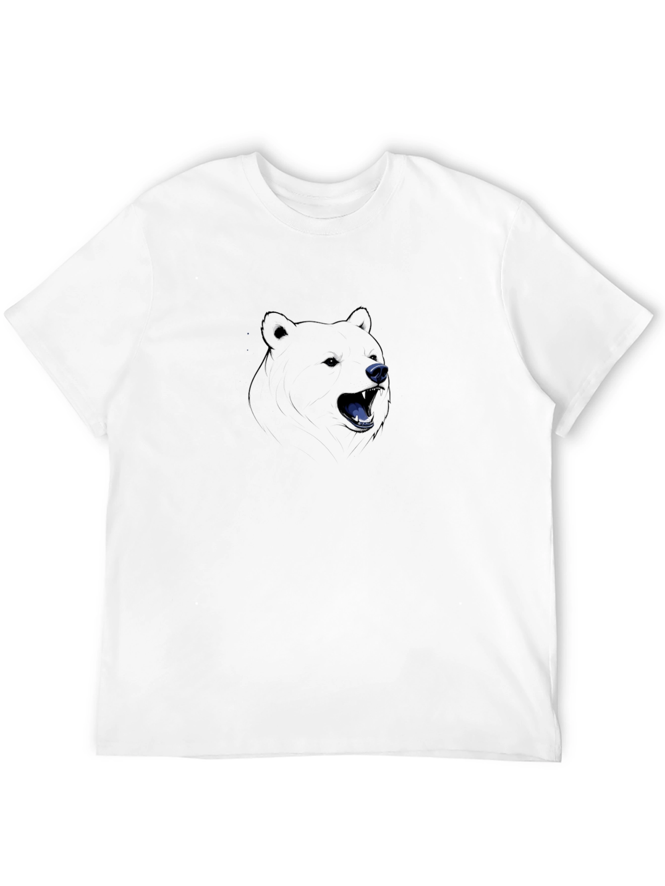 Bear Graphic T-Shirt - Mens Black Tee