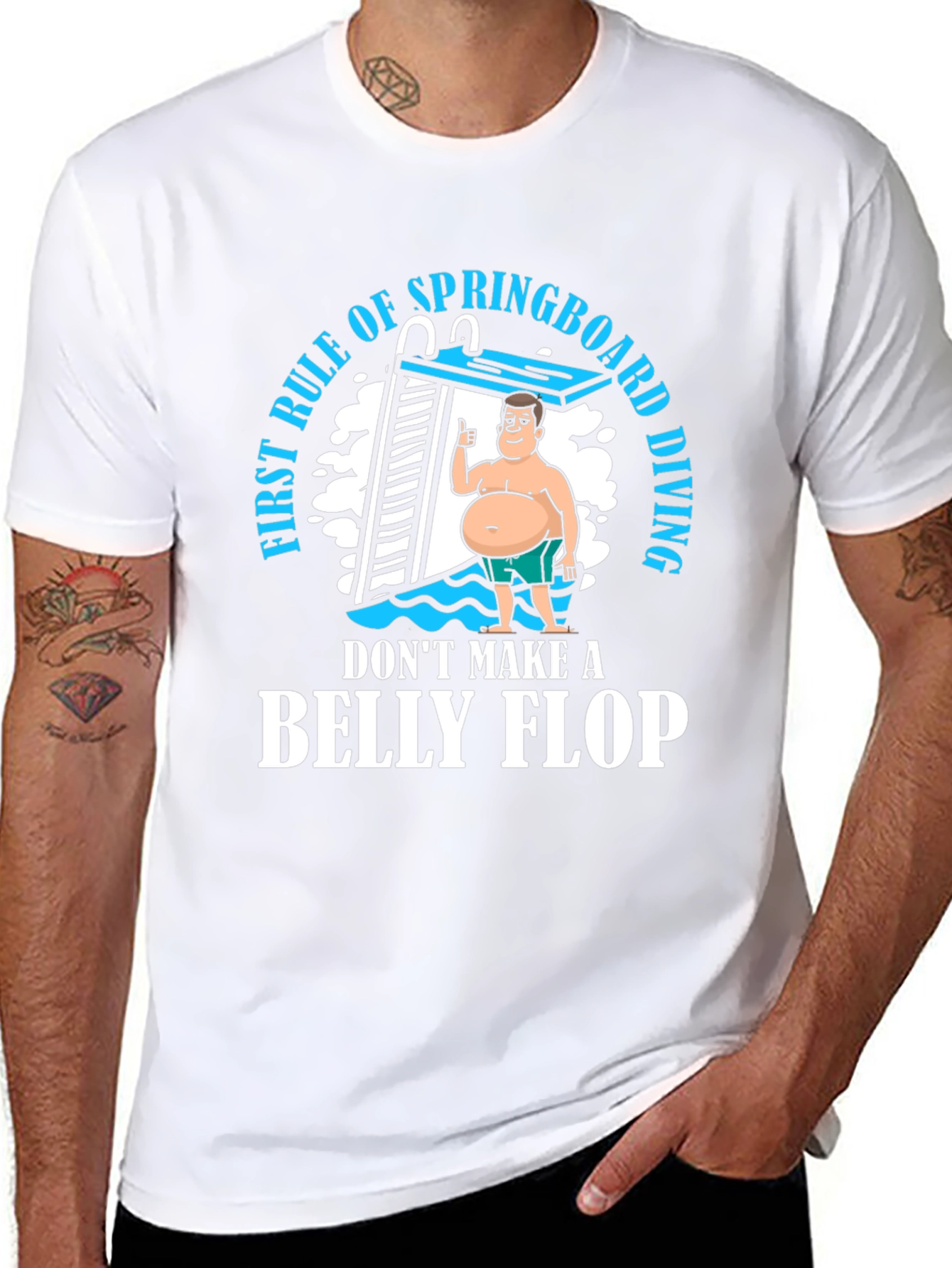 Funny Springboard Diving T-Shirt