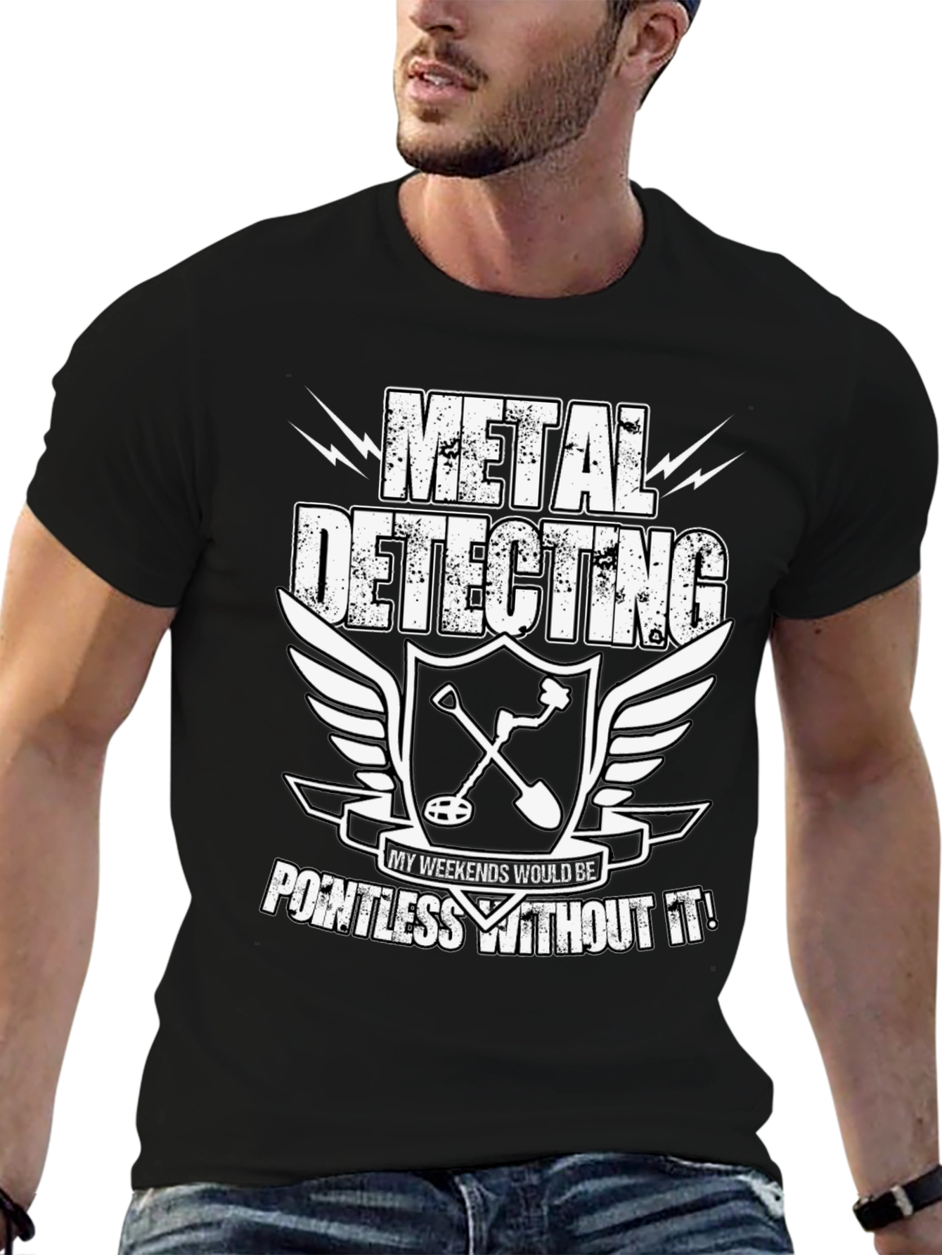 Metal Detecting T-Shirt - Pointless Without It!