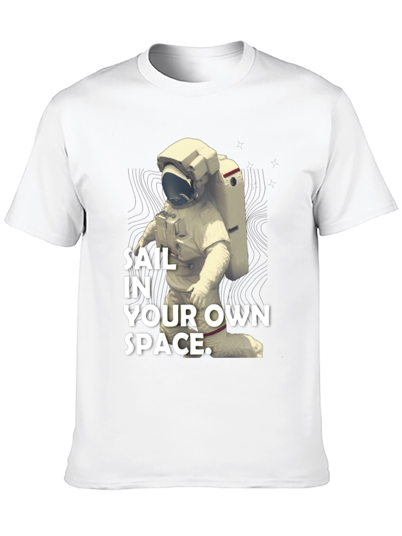 Sail In Your Own Space T-Shirt - Black
