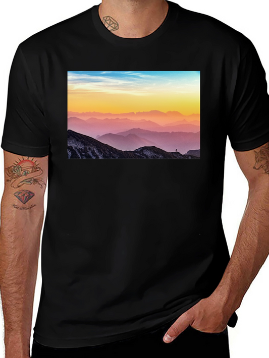 Mountain View Graphic Tee - Black