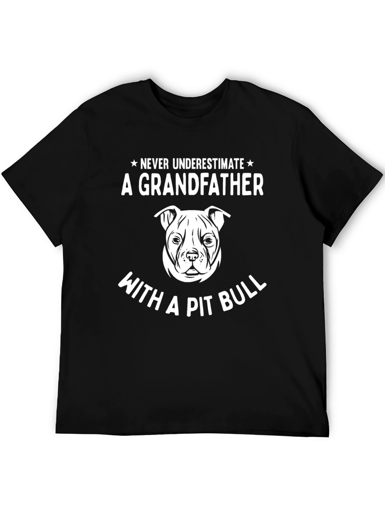 Grandfather Pit Bull T-Shirt